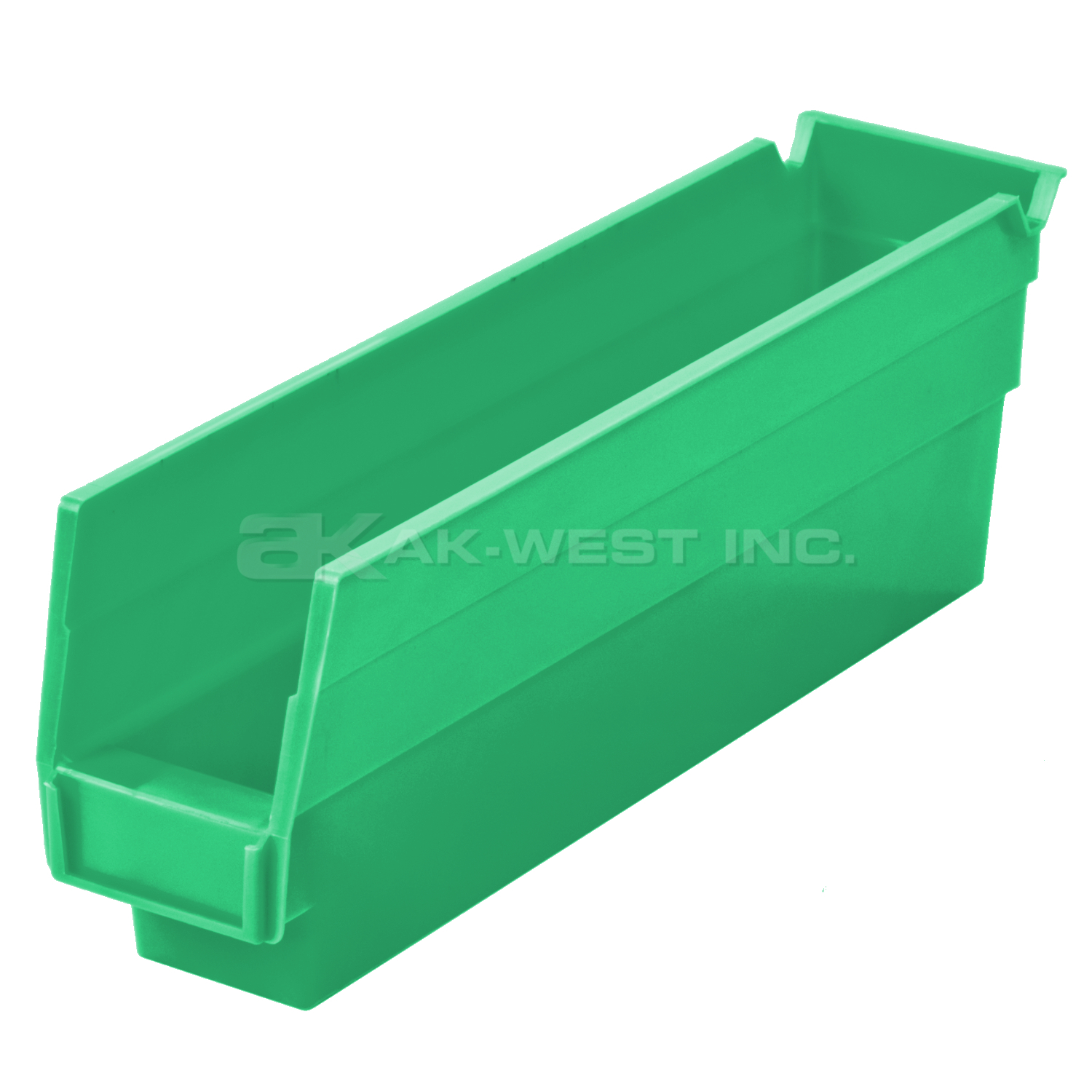 Green, 11-5/8" x 2-3/4" x 4" Shelf Bin (24 Per Carton)