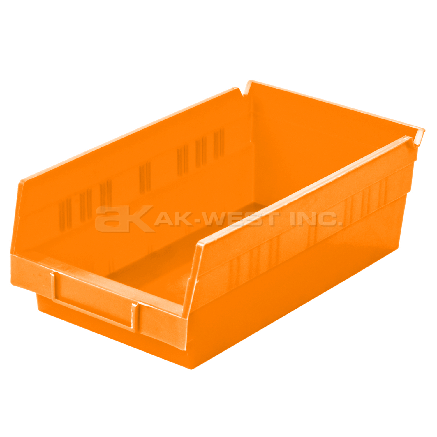 Orange, 11-5/8" x 6-5/8" x 4" Shelf Bin (12 Per Carton)