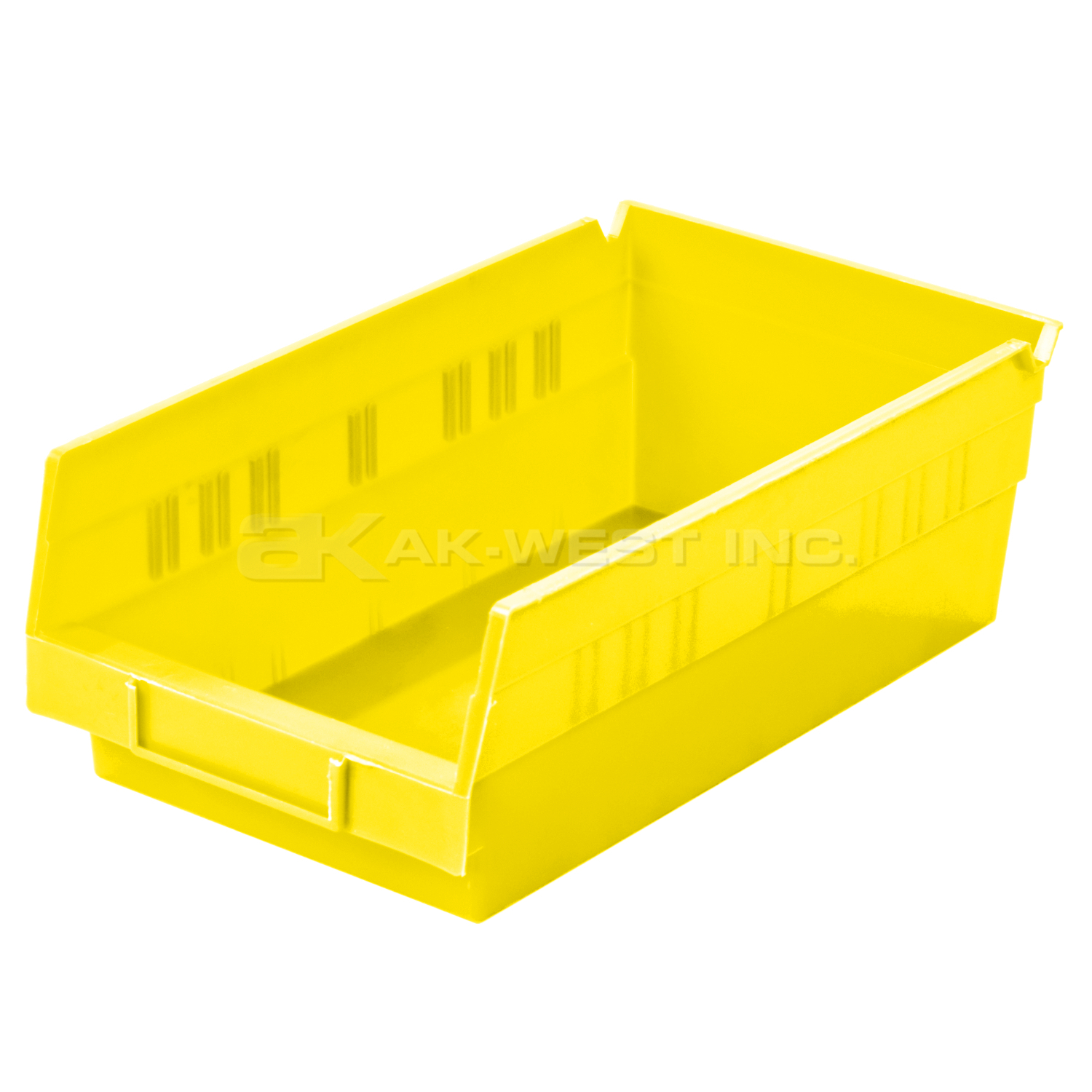 Yellow, 11-5/8" x 6-5/8" x 4" Shelf Bin (12 Per Carton)