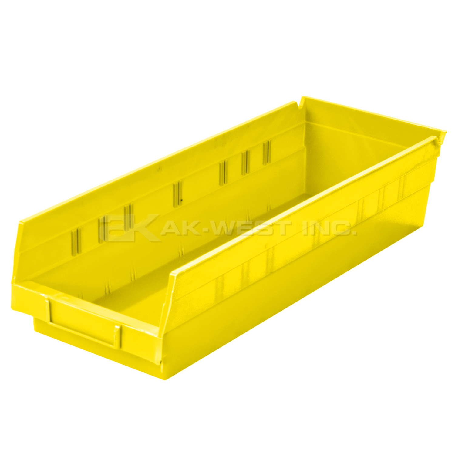 Yellow, 17-7/8" x 6-5/8" x 4" Shelf Bin (12 Per Carton)