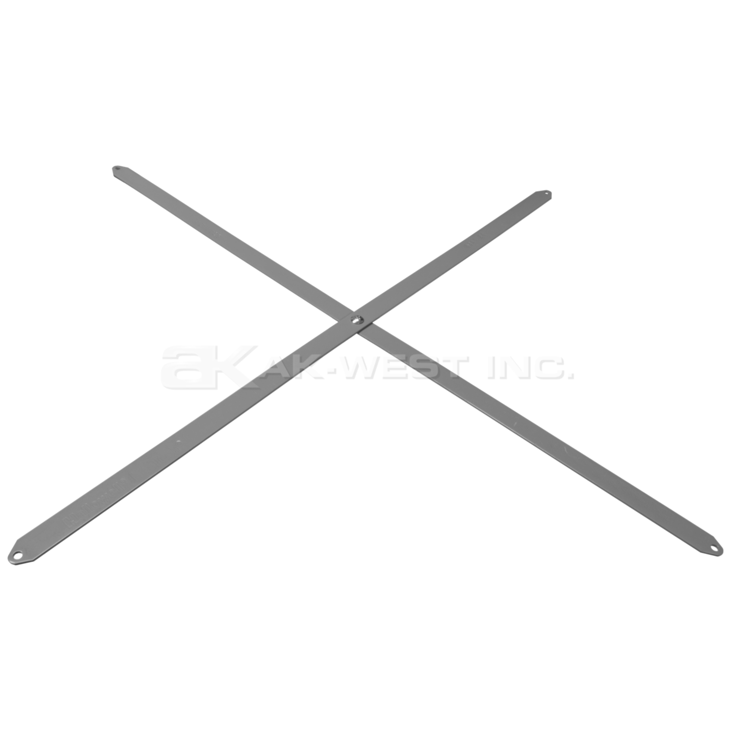Grey, 24" Steel Side Sway Brace