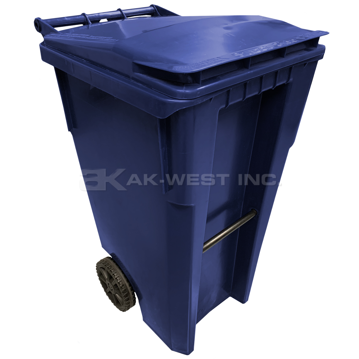 Blue, 35 Gal., 23-3/4"L x 19"W x 37-1/2"H, Heavy Duty Universal Cart