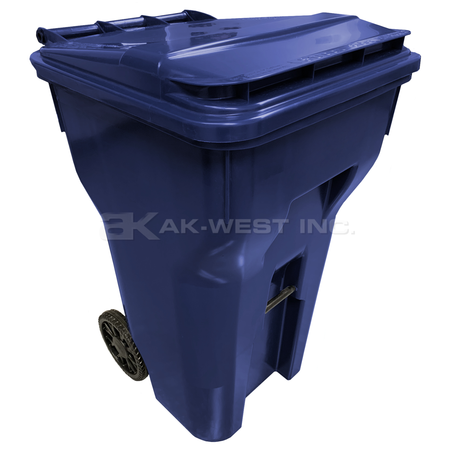Blue, 64 Gal., 27"L x 24"W x 41-1/2"H, Heavy Duty Universal Cart