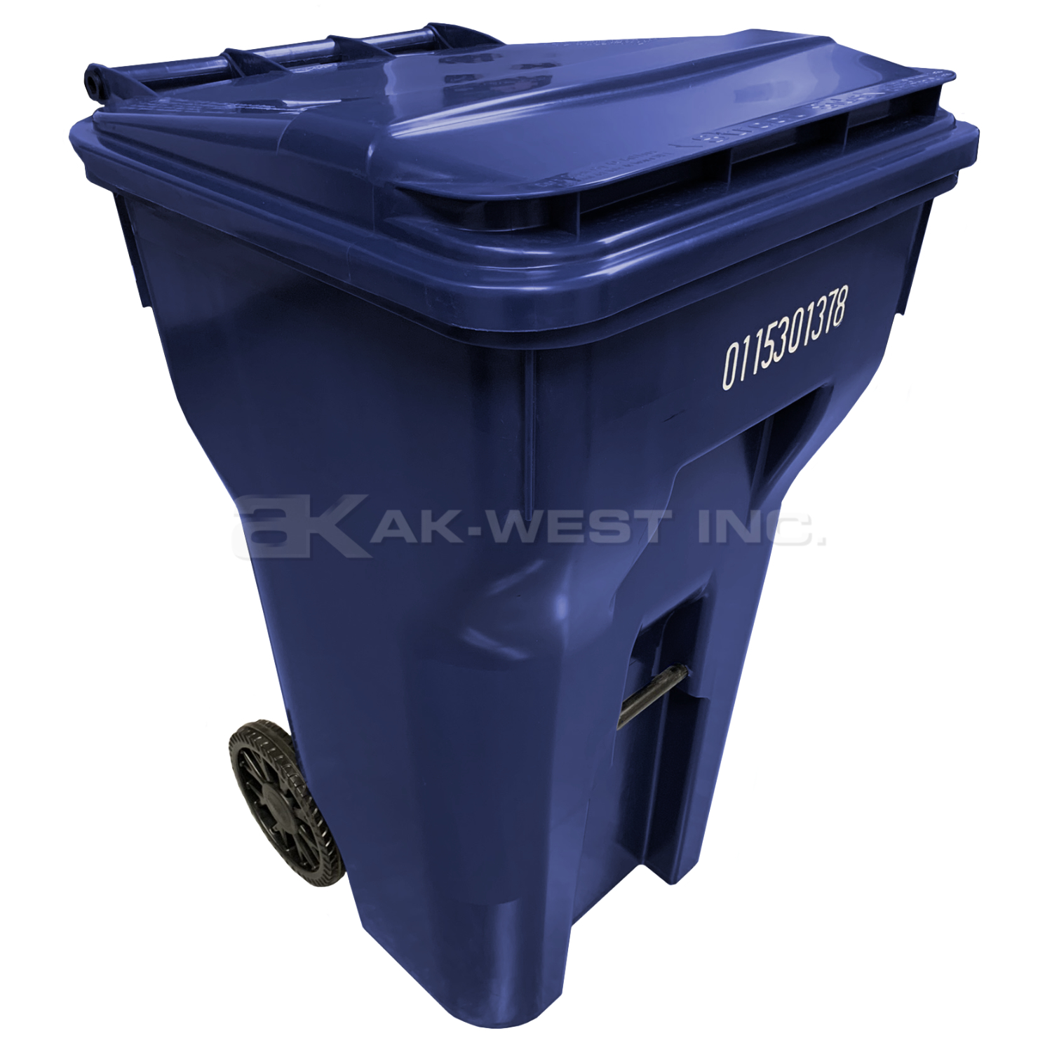 Blue, 64 Gal., 27"L x 24"W x 41-1/2"H, Heavy Duty Universal Cart