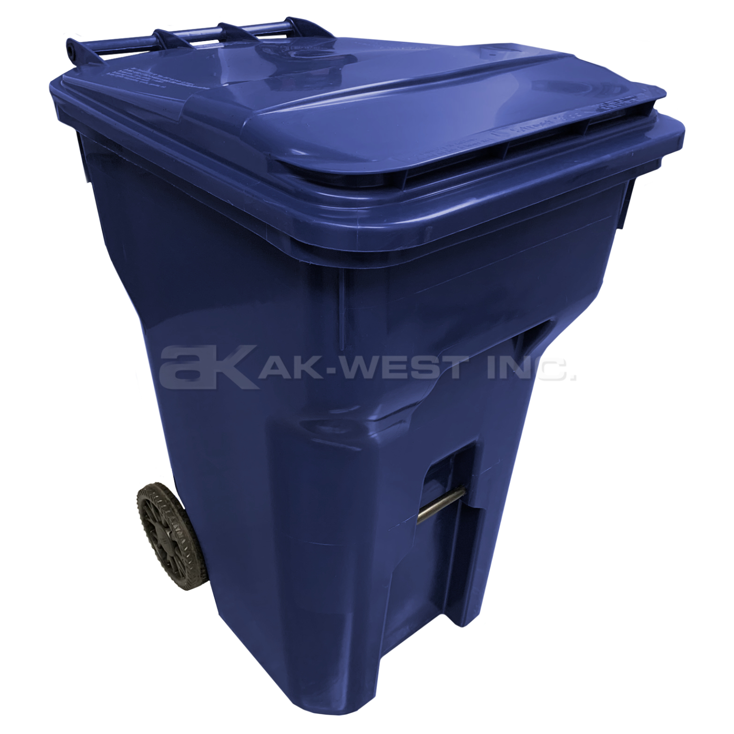 Blue, 96 Gal., 34-1/2"L x 26"W x 46"H, Heavy Duty Universal Cart