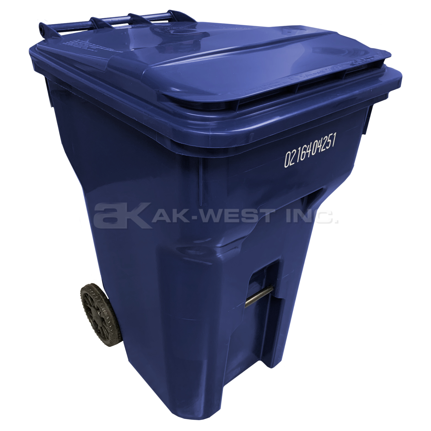 Blue, 96 Gal., 34-1/2"L x 26"W x 46"H, Heavy Duty Universal Cart