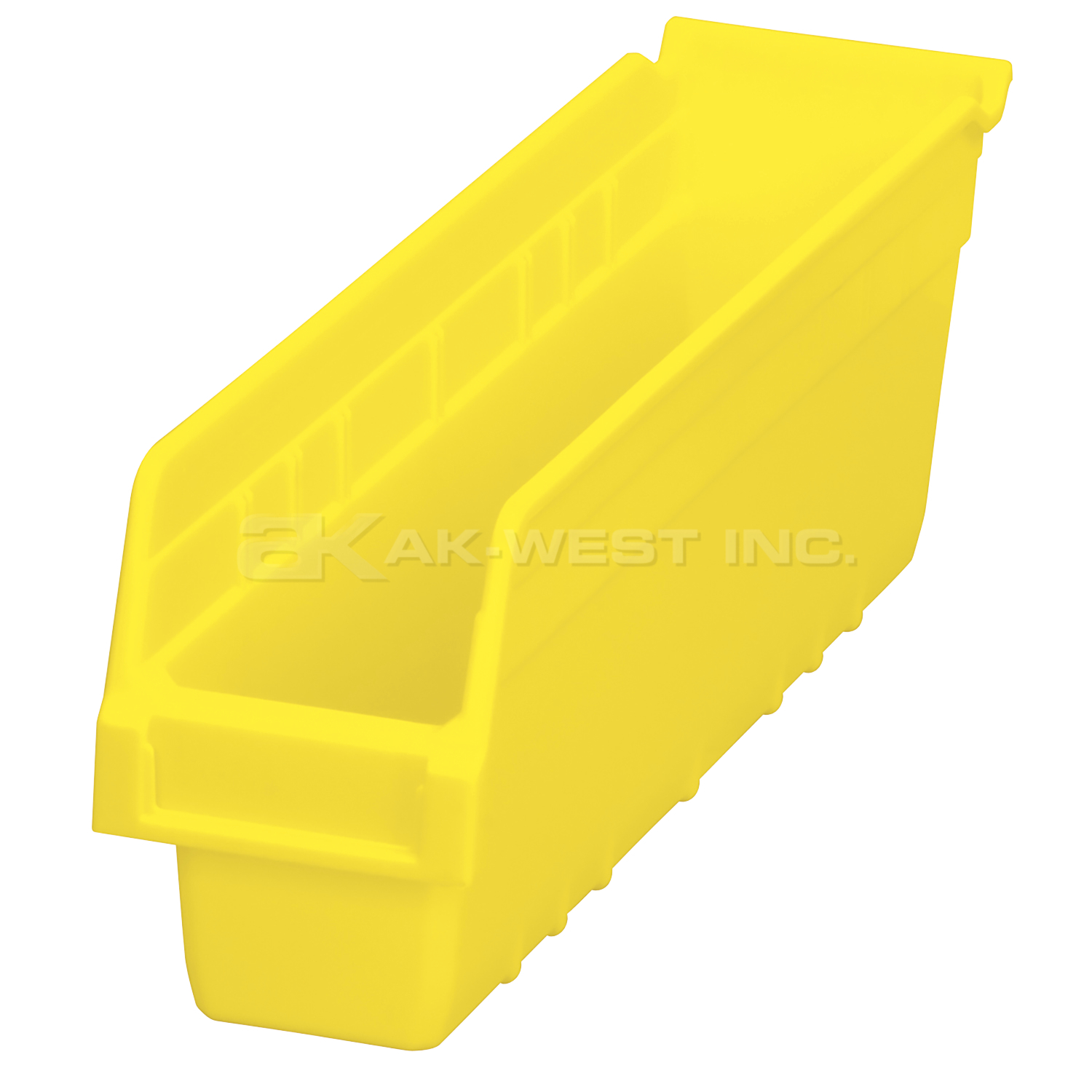 Yellow, 18" x 4-1/8" x 6" Shelf Bin (8 Per Carton)