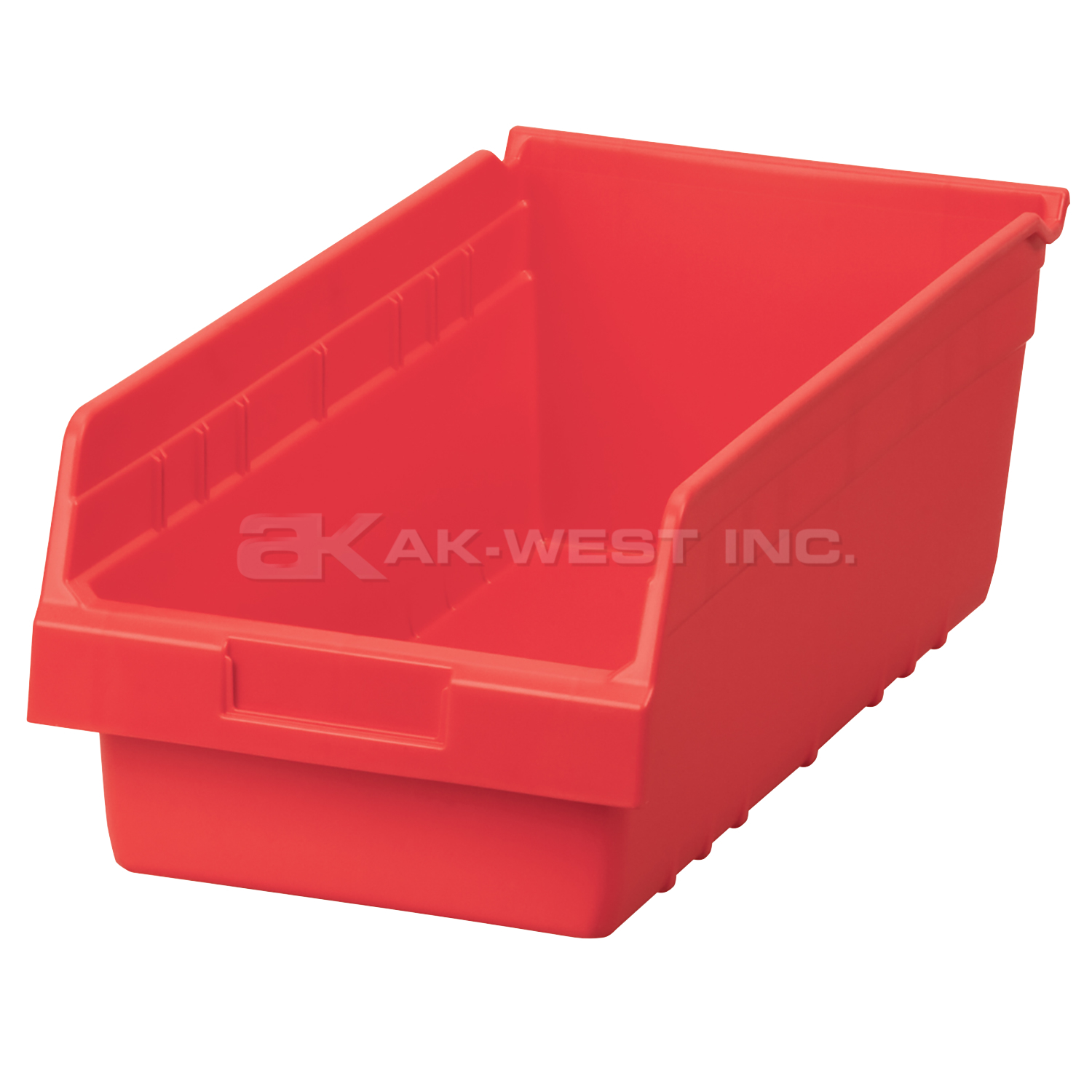 Red, 17-7/8" x 8-3/8" x 6" Shelf Bin (8 Per Carton)