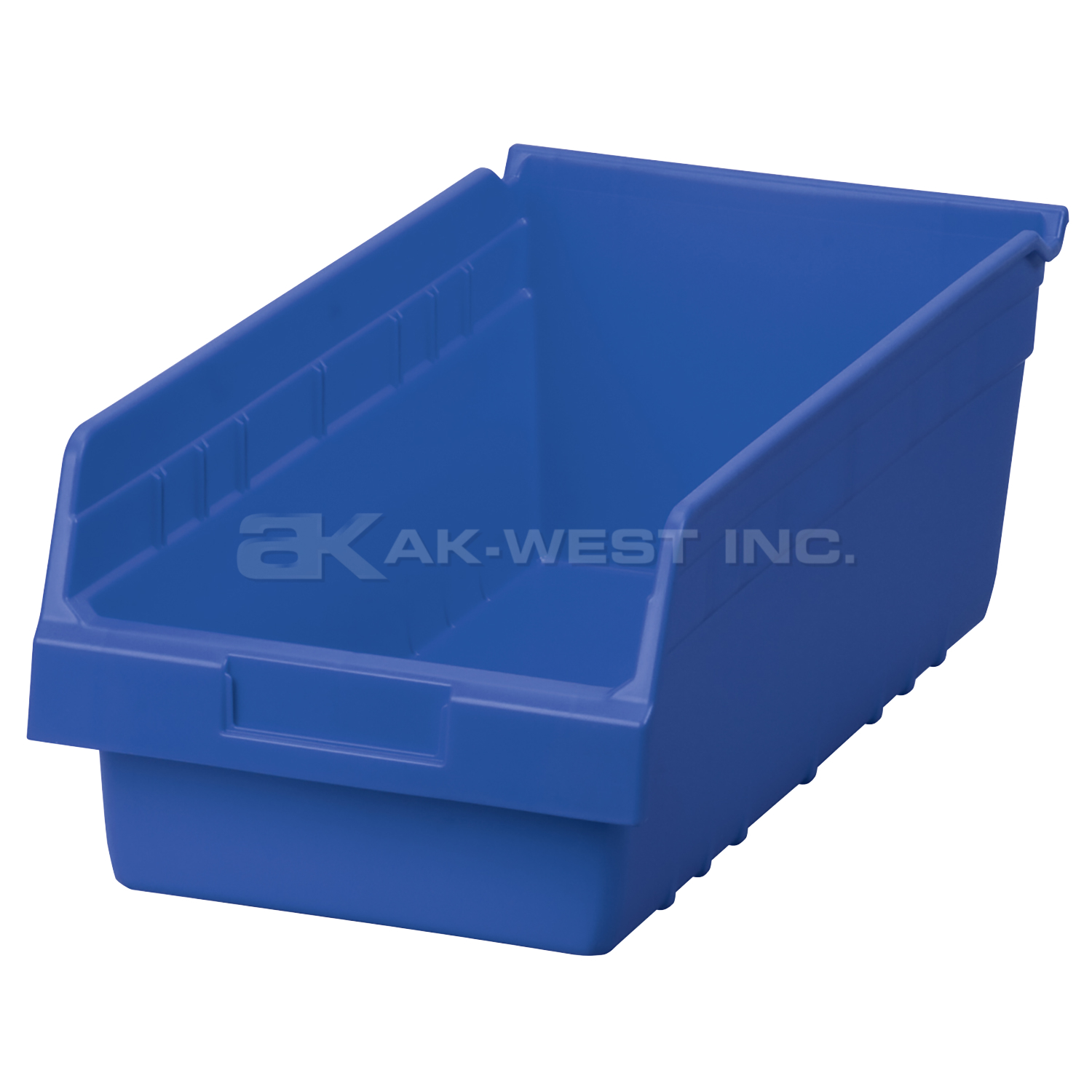 Blue, 17-7/8" x 8-3/8" x 6" Shelf Bin (8 Per Carton)