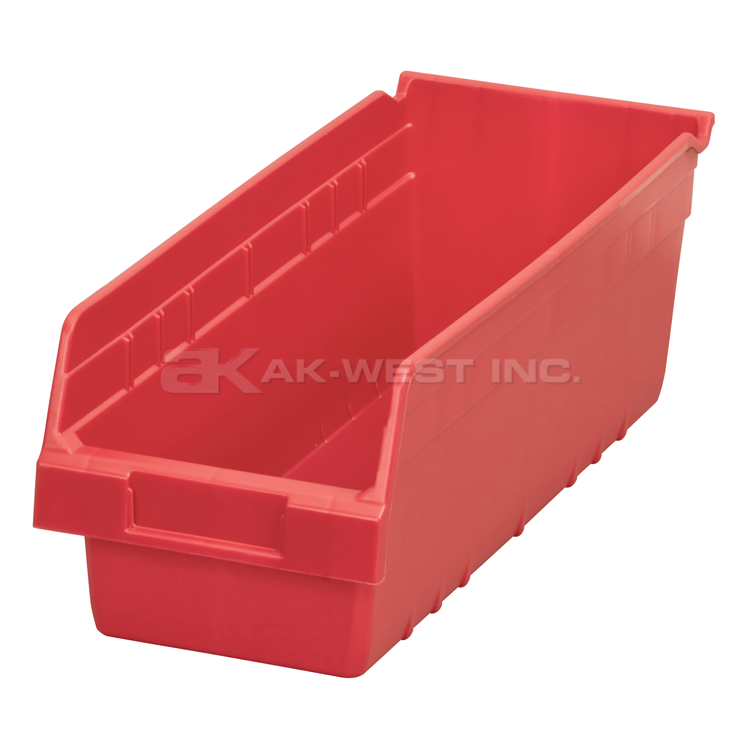 Red, 17-7/8" x 6-5/8" x 6" Shelf Bin (10 Per Carton)