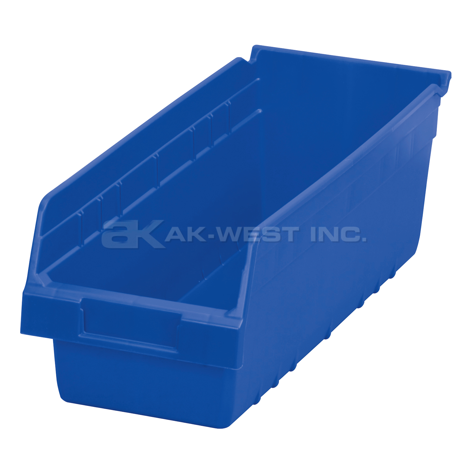 Blue, 17-7/8" x 6-5/8" x 6" Shelf Bin (10 Per Carton)