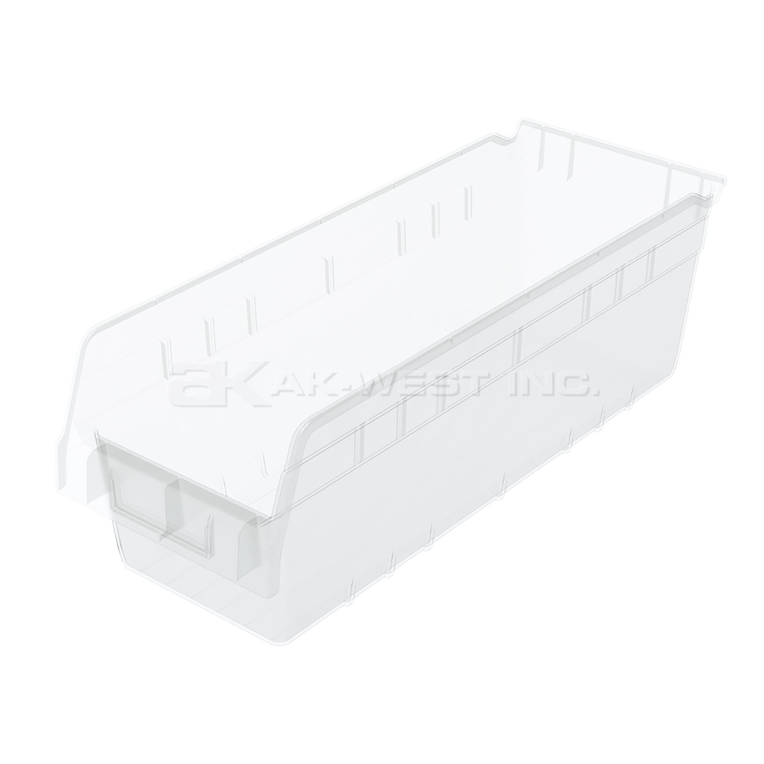 Clear, 17-7/8" x 6-5/8" x 6" Shelf Bin (10 Per Carton)