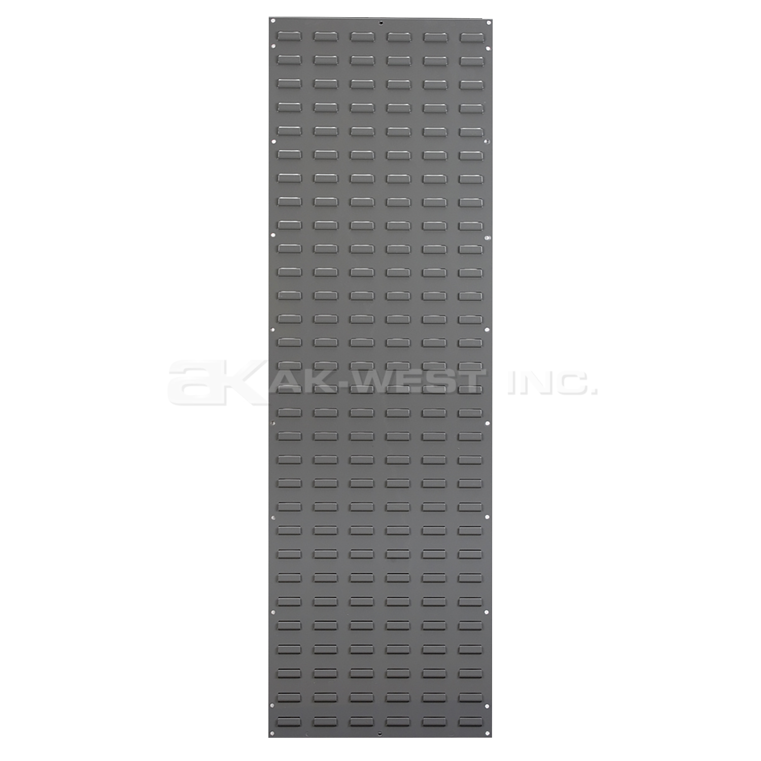 Grey, 18" x 61" Louvered Wall Panel
