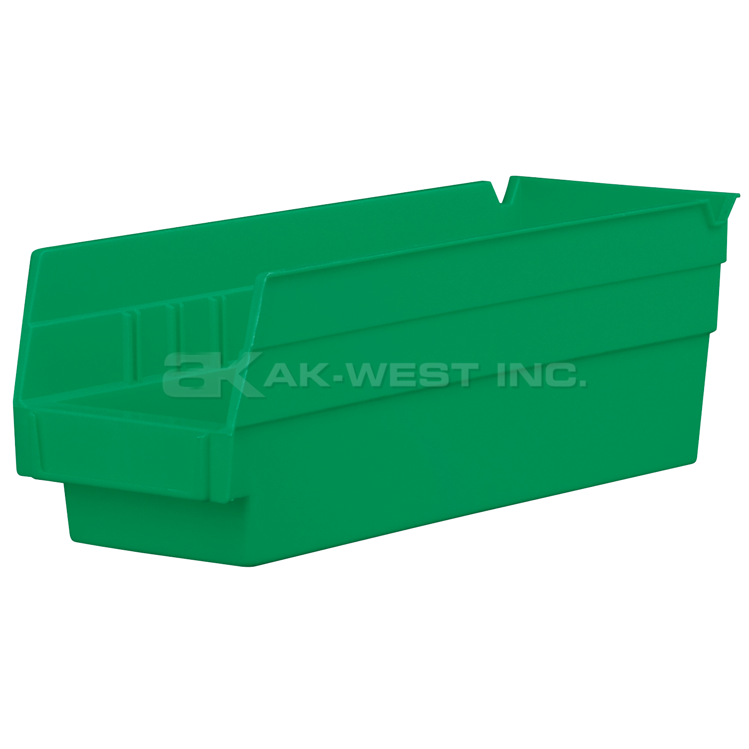 Green, 11-5/8" x 4-1/8" x 4" Shelf Bin (24 Per Carton)