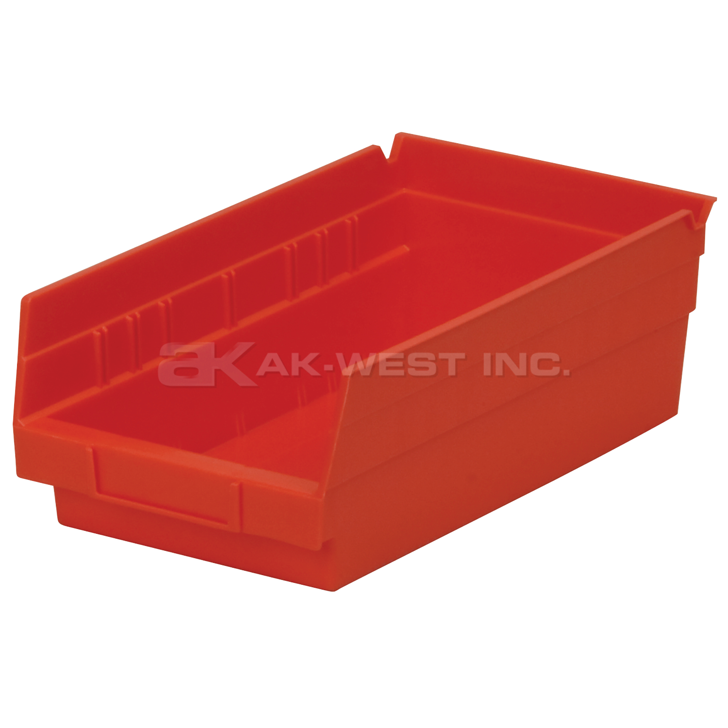 Red, 11-5/8" x 6-5/8" x 4" Shelf Bin (12 Per Carton)