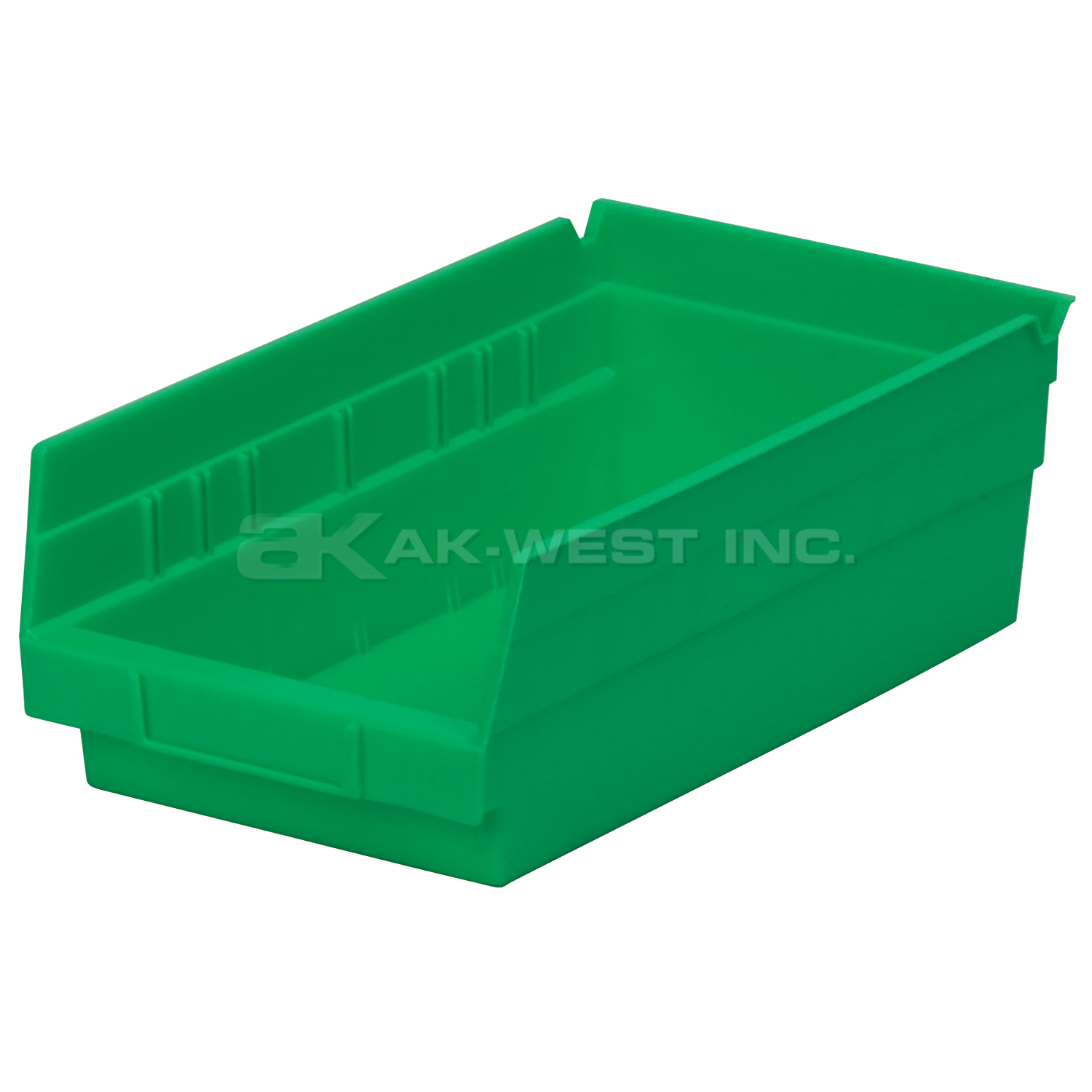 Green, 11-5/8" x 6-5/8" x 4" Shelf Bin (12 Per Carton)