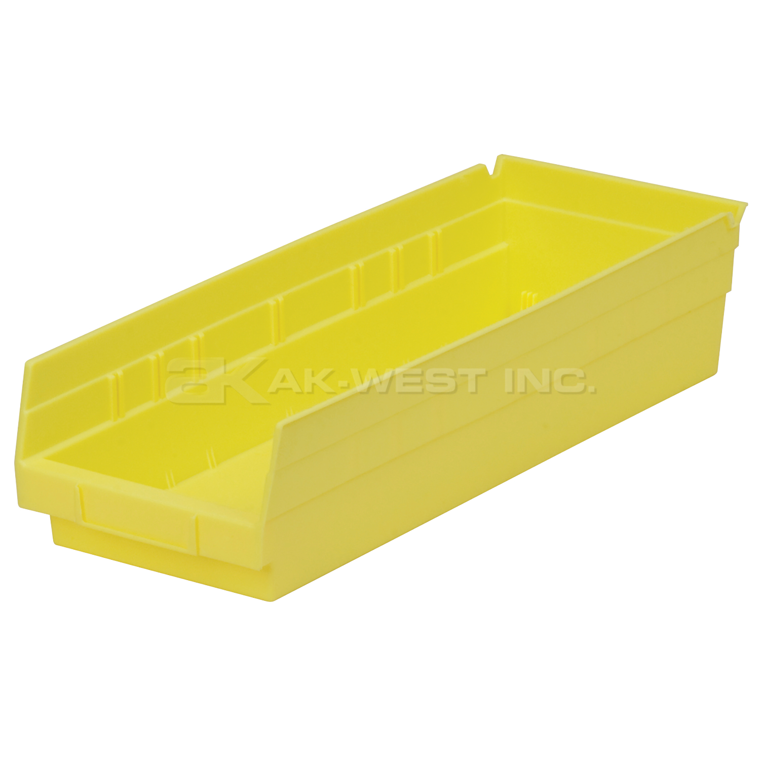 Yellow, 17-7/8" x 6-5/8" x 4" Shelf Bin (12 Per Carton)