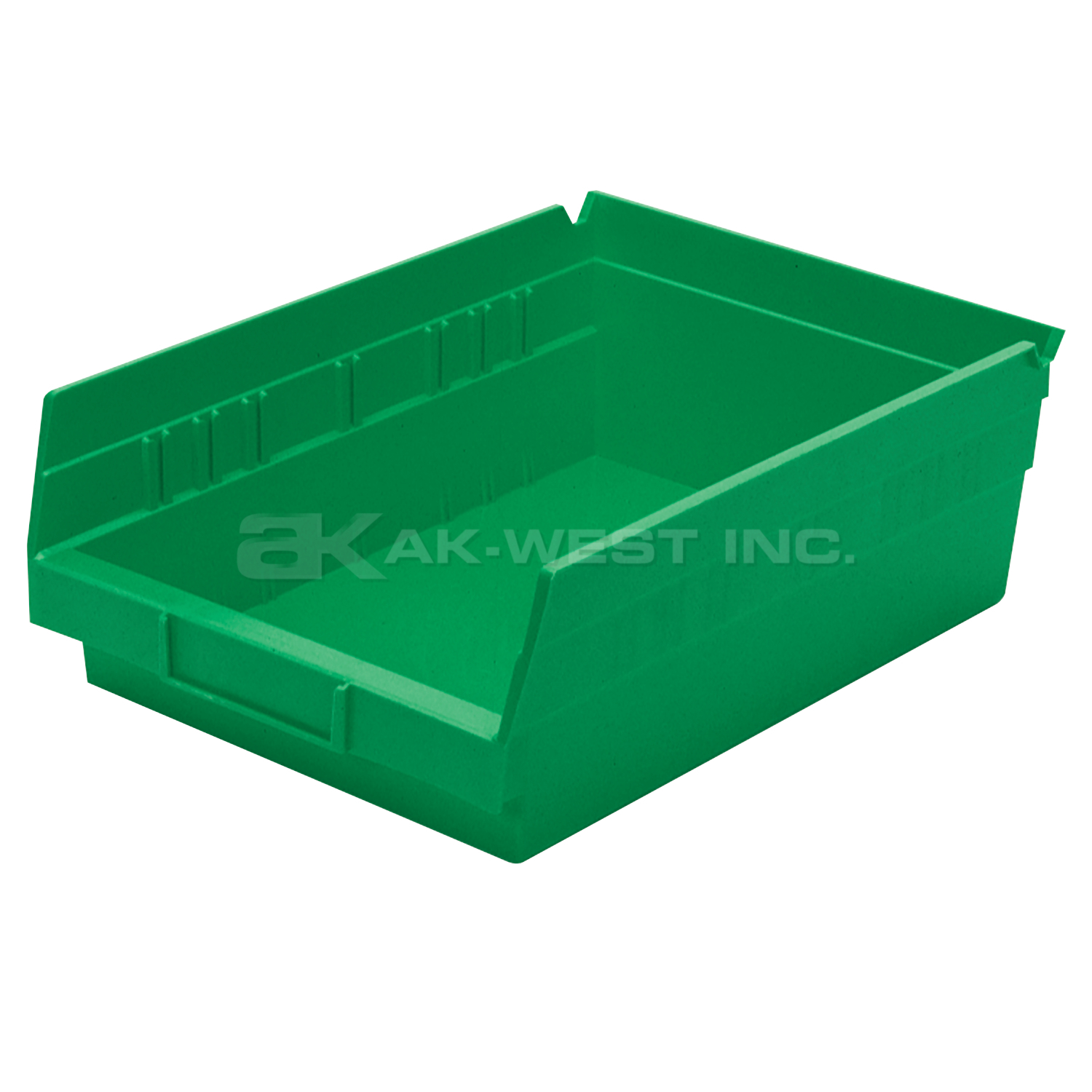 Green, 11-5/8" x 8-3/8" x 4" Shelf Bin (12 Per Carton)