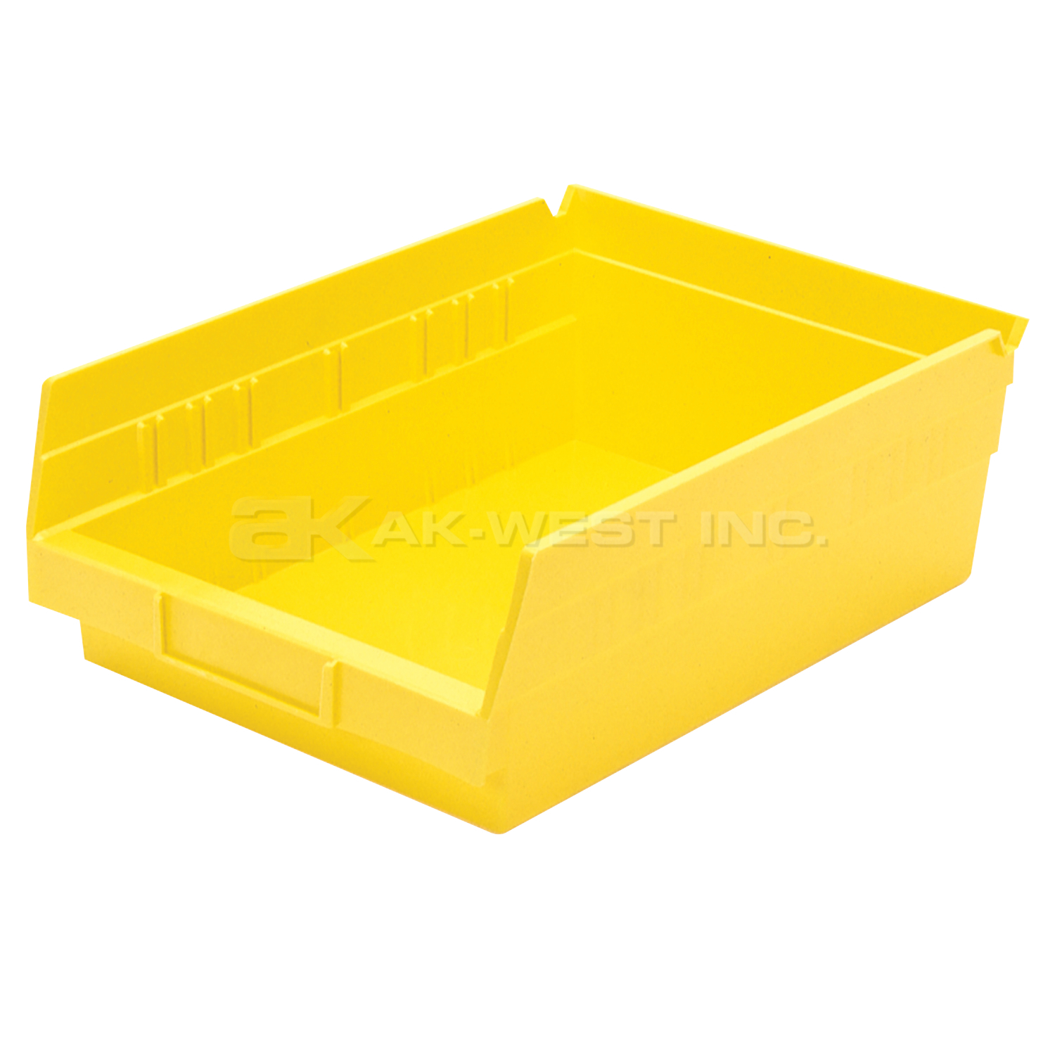 Yellow, 11-5/8" x 8-3/8" x 4" Shelf Bin (12 Per Carton)