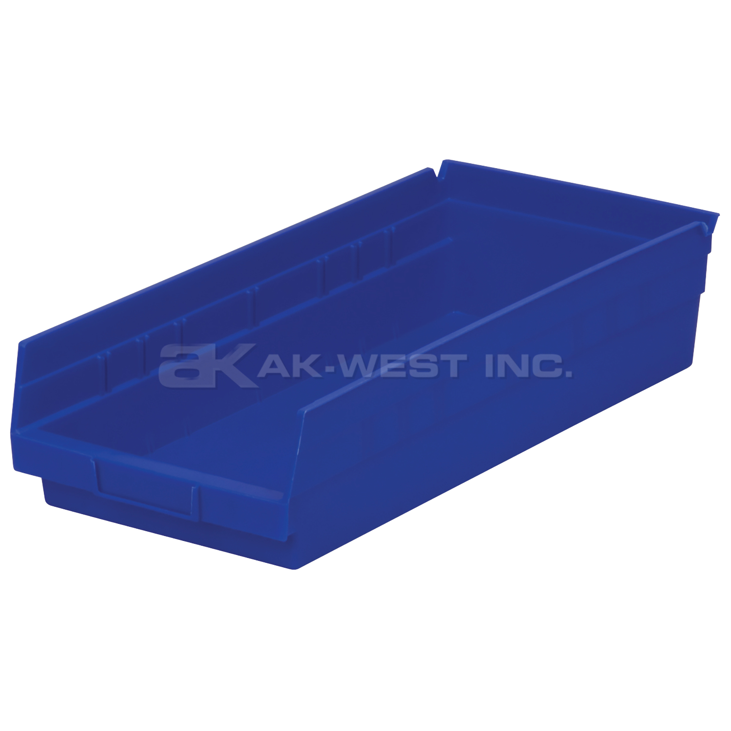 Blue, 17-7/8" x 8-3/8" x 4" Shelf Bin (12 Per Carton)