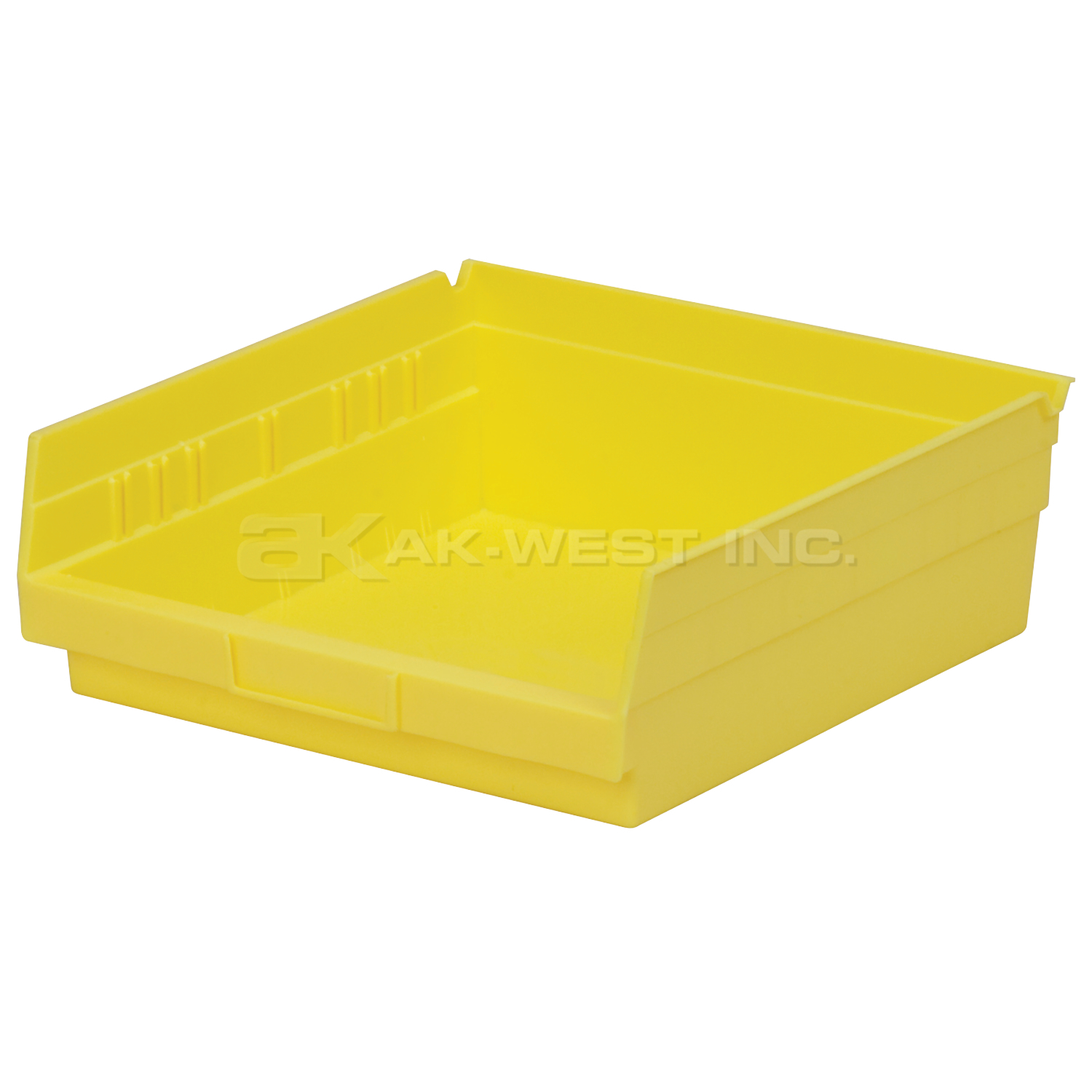 Yellow, 11-5/8" x 11-1/8" x 4" Shelf Bin (12 Per Carton)