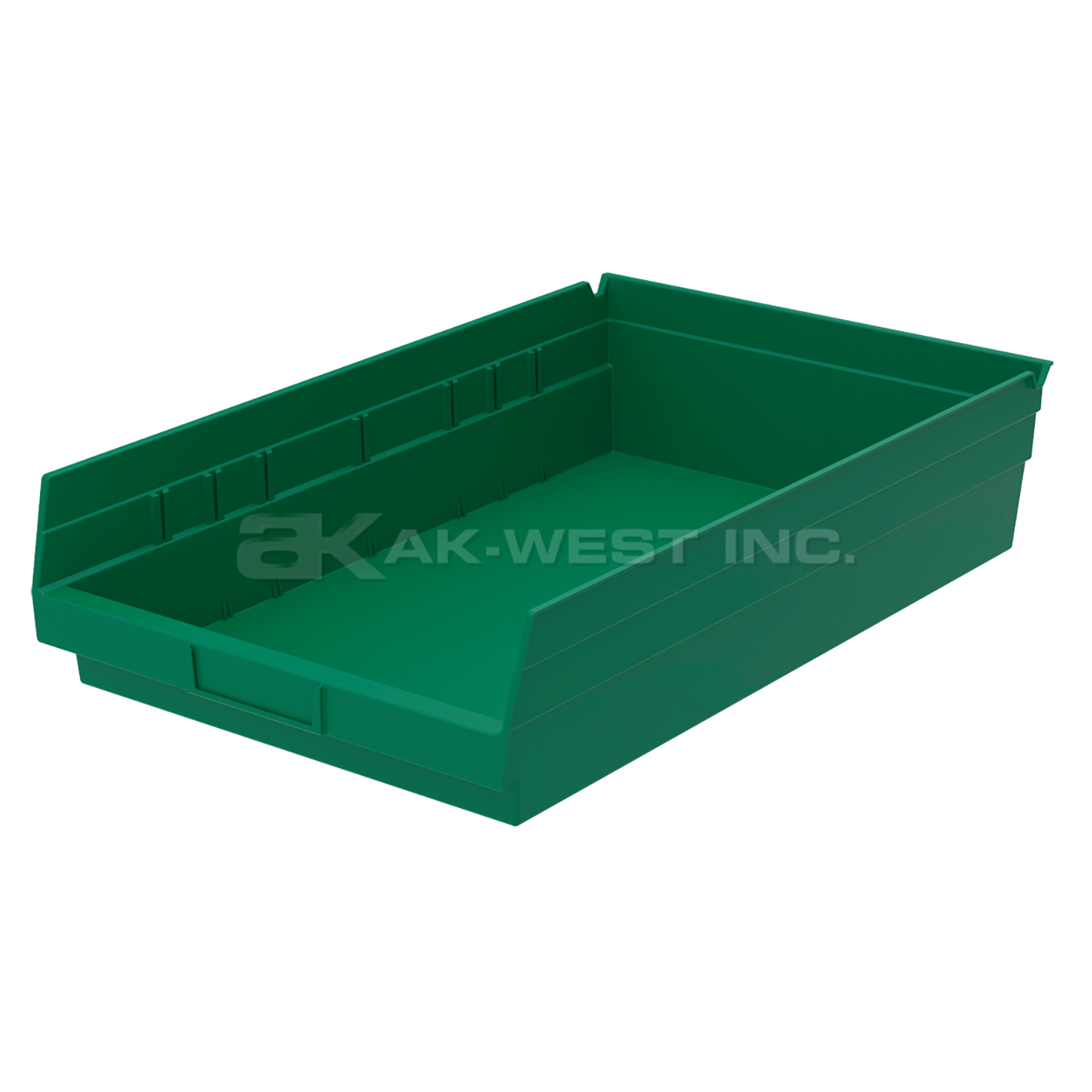 Green, 17-7/8" x 11-1/8" x 4" Shelf Bin (12 Per Carton)