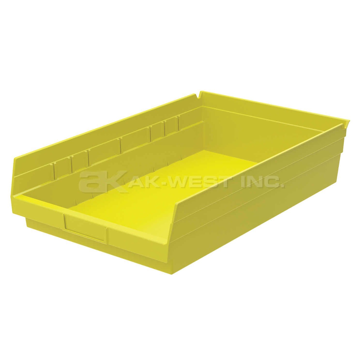 Yellow, 17-7/8" x 11-1/8" x 4" Shelf Bin (12 Per Carton)