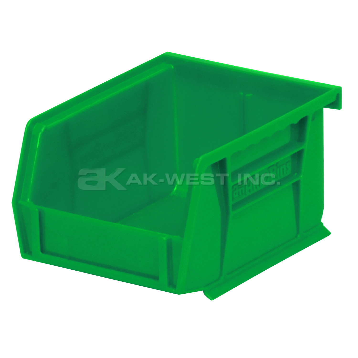 Green, 5-3/8" x 4-1/8" x 3" Hanging and Stacking Bin (24 Per Carton)