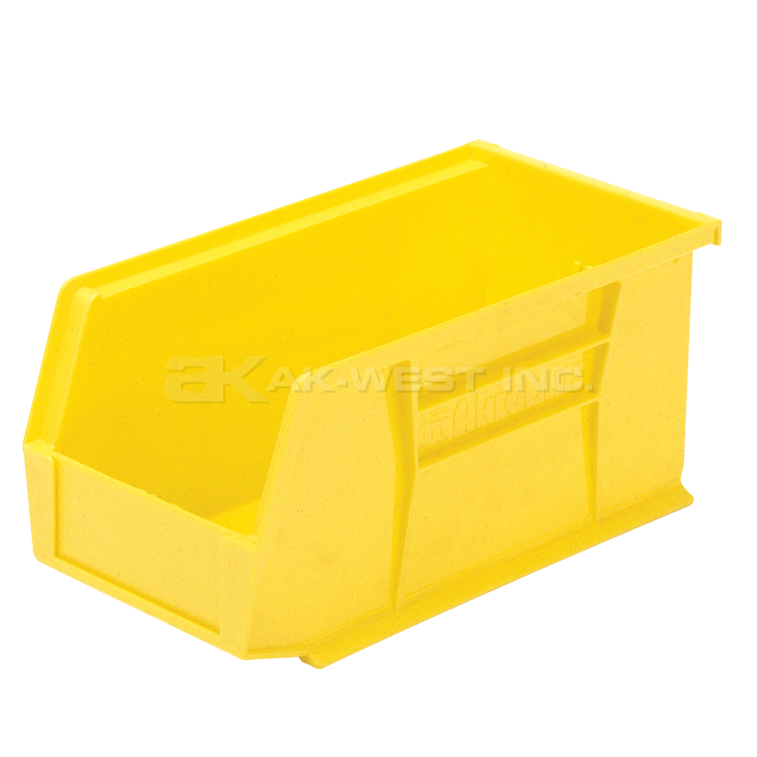 Yellow, 10-7/8" x 5-1/2" x 5" Hanging and Stacking Bin (12 Per Carton)