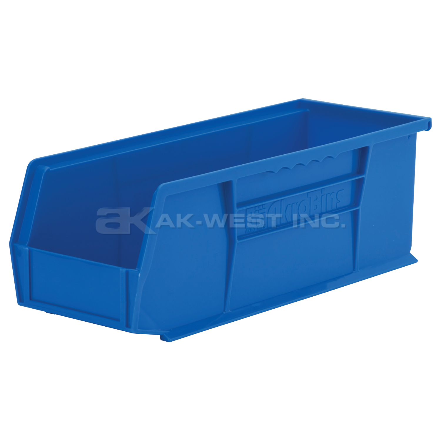 Blue, 14-3/4" x 5-1/2" x 5" Hanging and Stacking Bin (12 Per Carton)