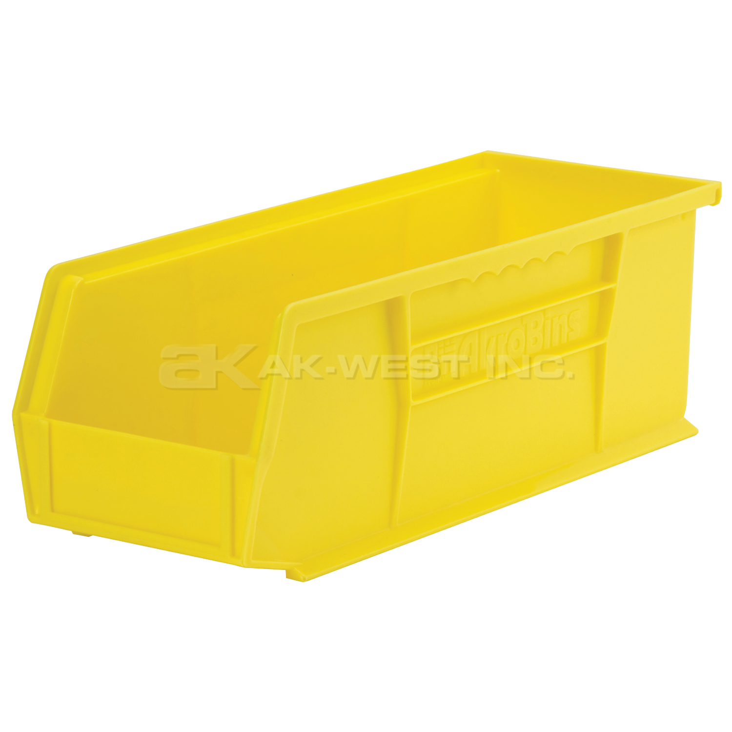 Yellow, 14-3/4" x 5-1/2" x 5" Hanging and Stacking Bin (12 Per Carton)