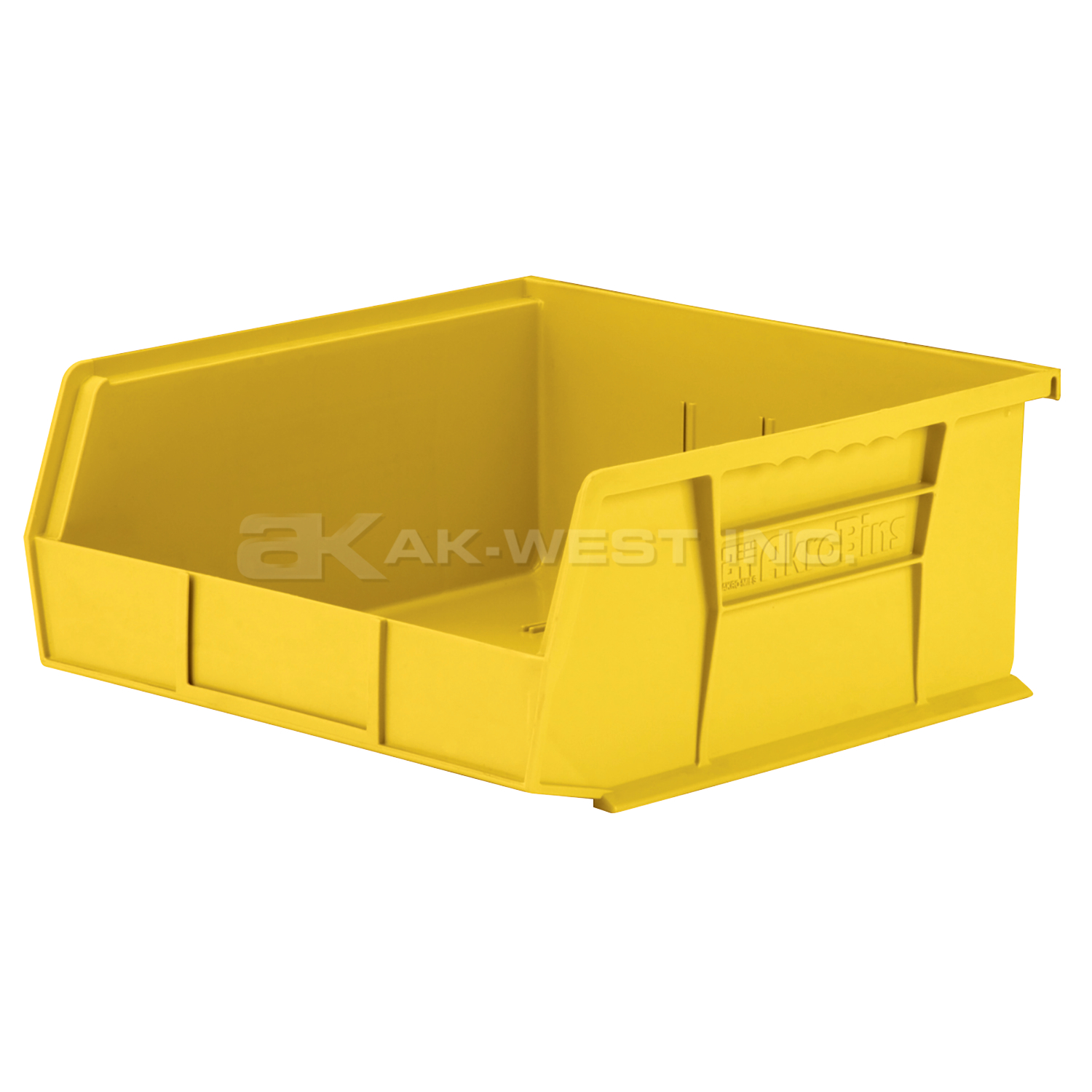 Yellow, 10-7/8" x 11" x 5" Hanging and Stacking Bin (6 Per Carton)