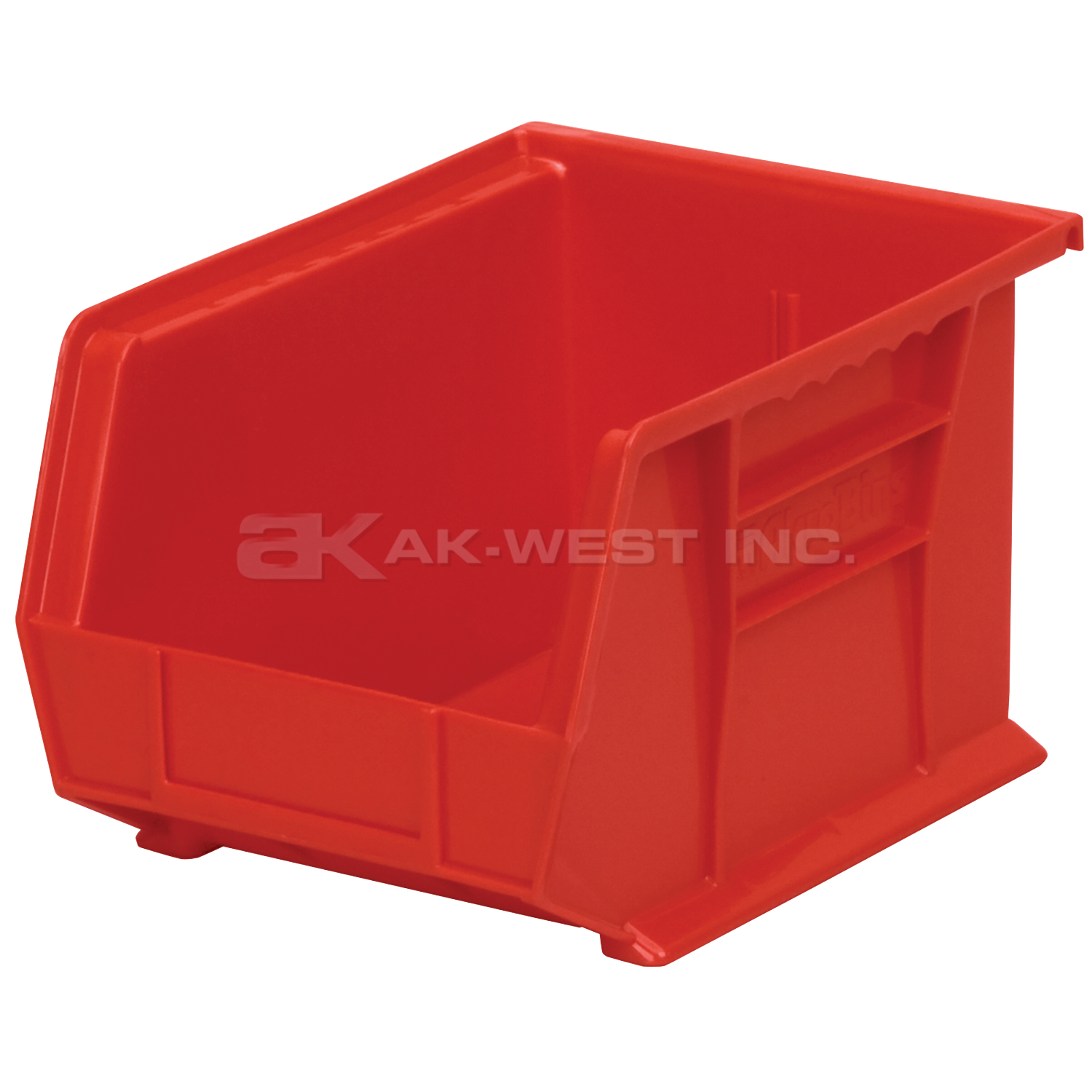 Red, 10-7/8" x 8-1/8" x 7" Hanging and Stacking Bin (6 Per Carton)