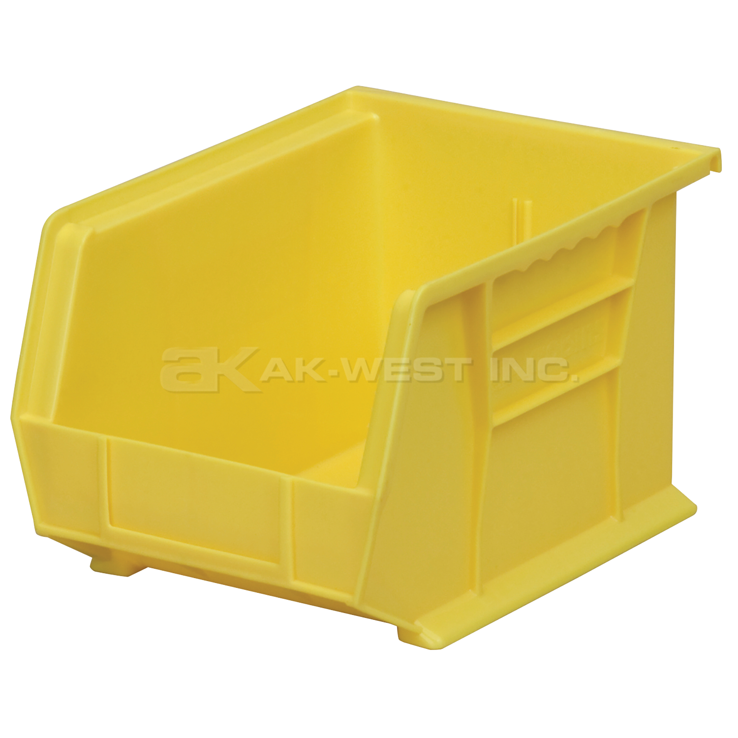 Yellow, 10-7/8" x 8-1/8" x 7" Hanging and Stacking Bin (6 Per Carton)