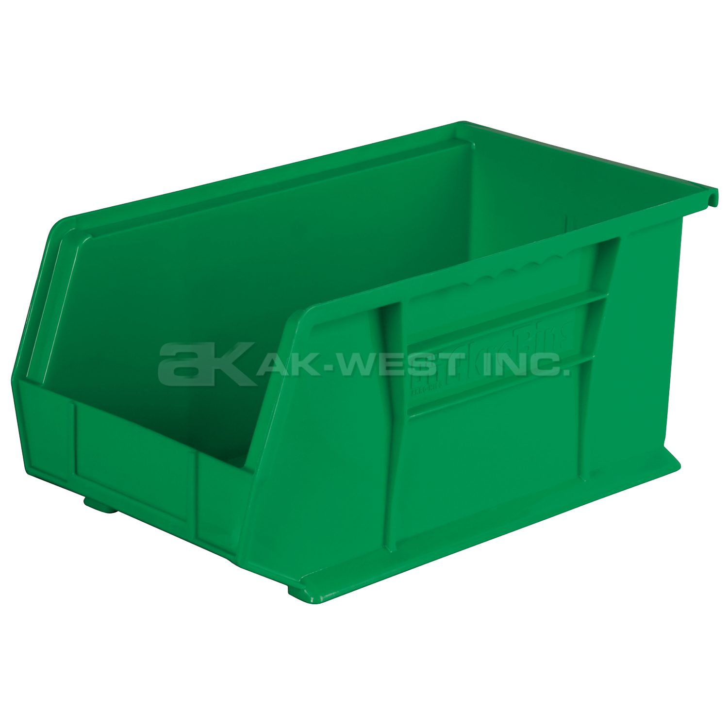 Green, 14-3/4" x 8-1/8" x 7" Hanging and Stacking Bin (12 Per Carton)