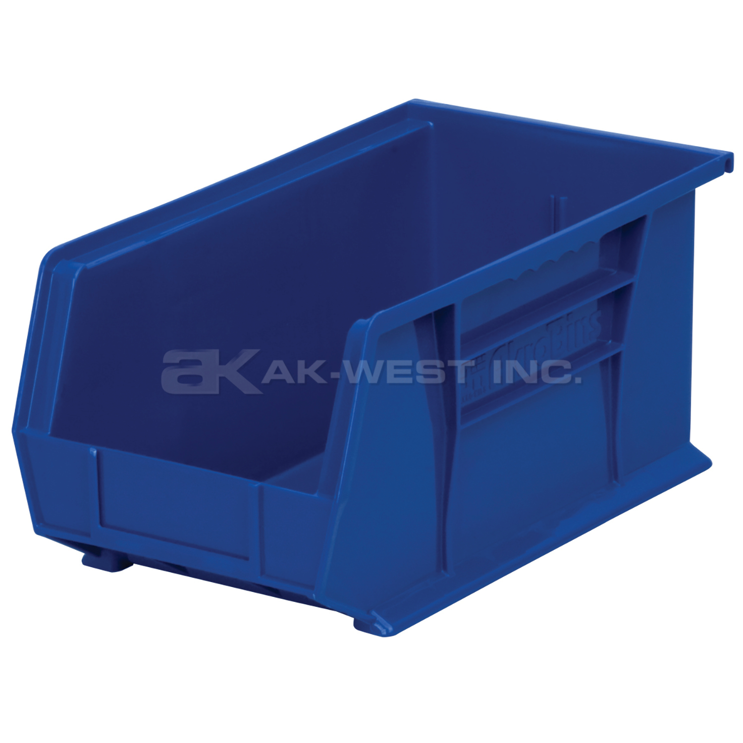 Blue, 14-3/4" x 8-1/8" x 7" Hanging and Stacking Bin (12 Per Carton)