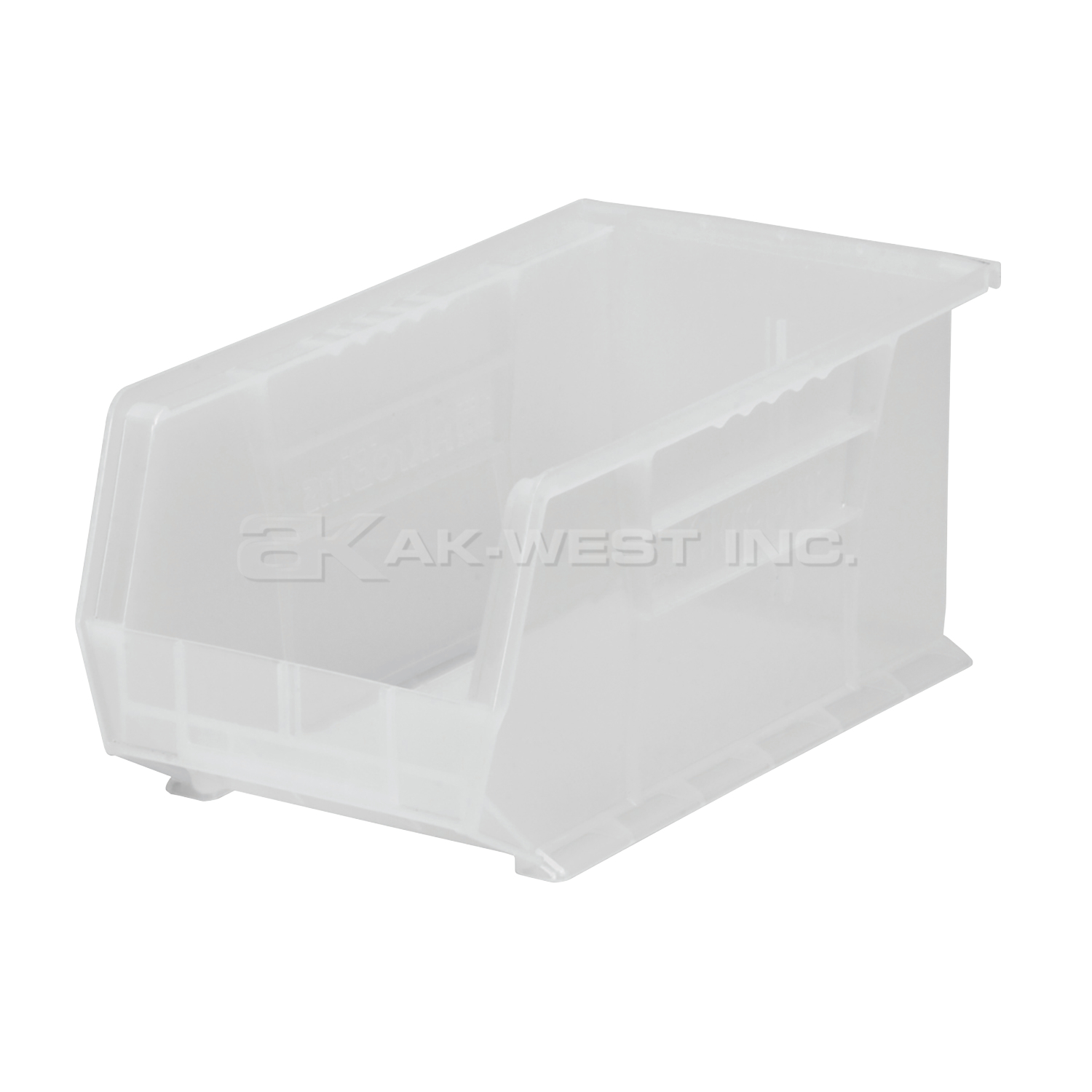 Clear, 14-3/4" x 8-1/8" x 7" Hanging and Stacking Bin (12 Per Carton)