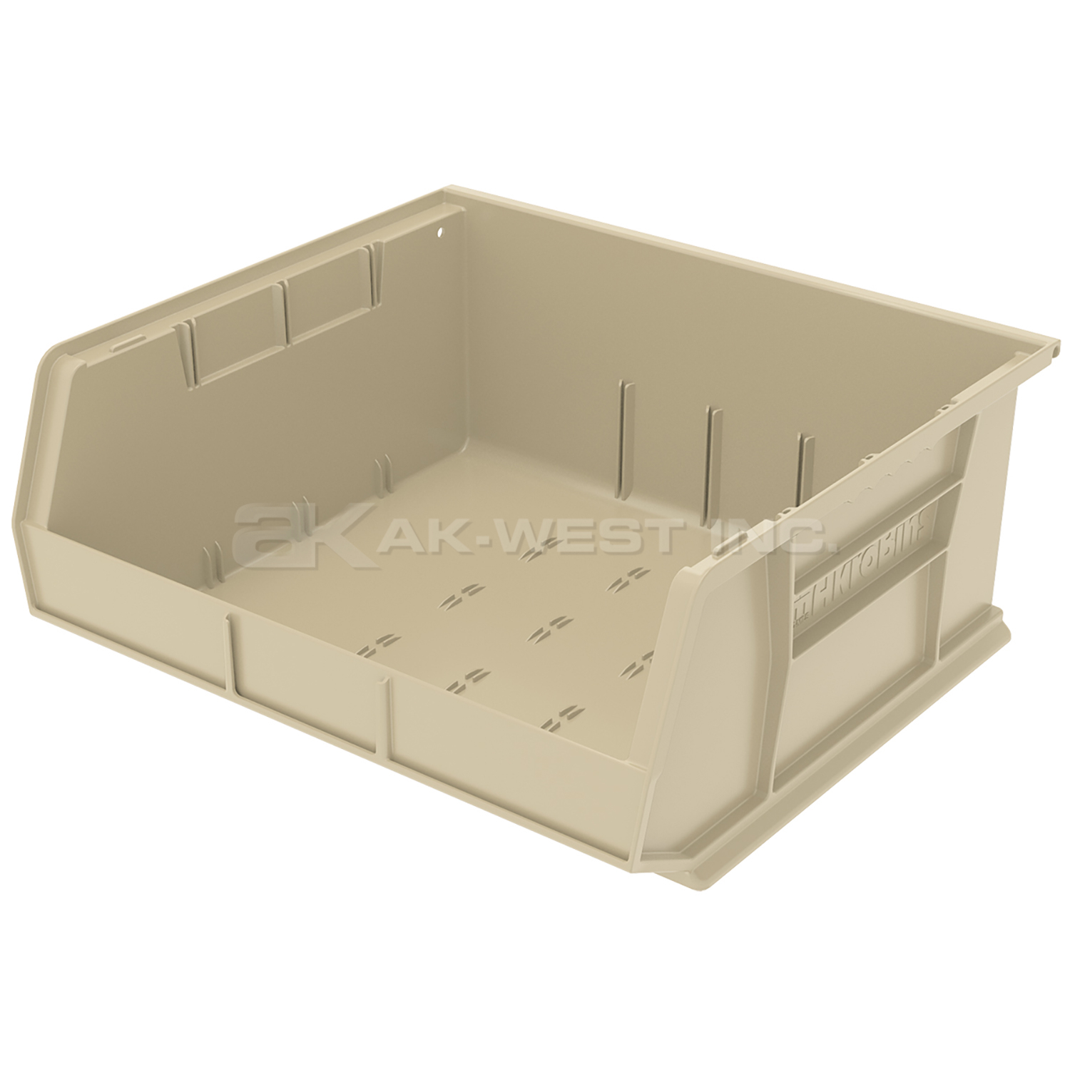 Stone, 14-3/4" x 16-1/2" x 7" Hanging and Stacking Bin (6 Per Carton)