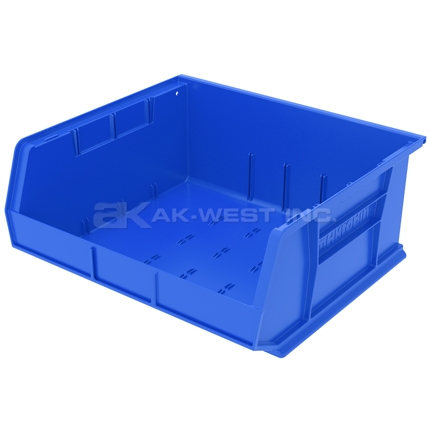 Blue, 14-3/4" x 16-1/2" x 7" Hanging and Stacking Bin (6 Per Carton)