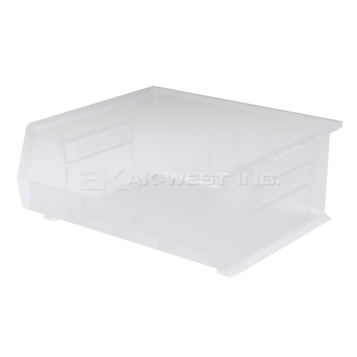 Clear, 14-3/4" x 16-1/2" x 7" Hanging and Stacking Bin (6 Per Carton)