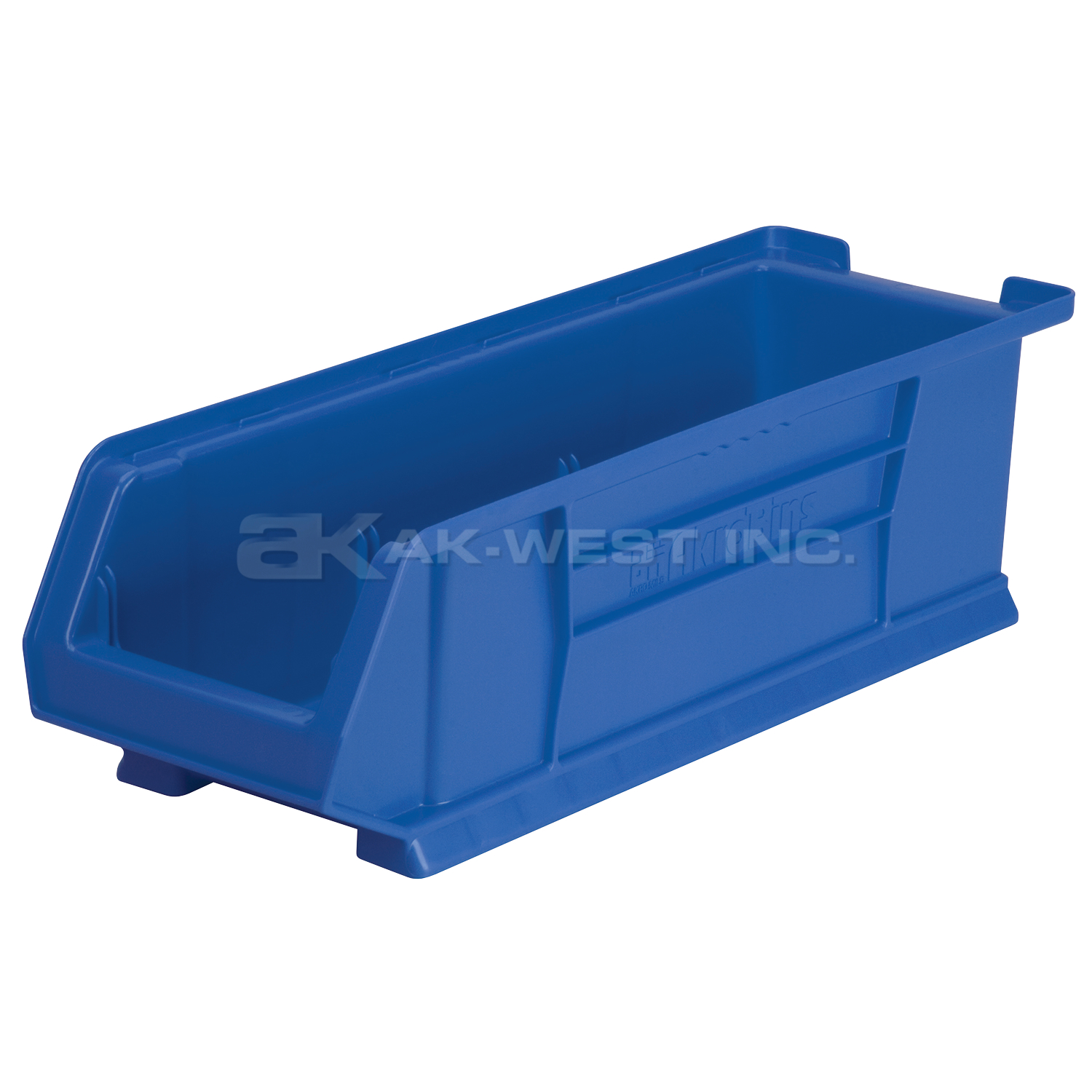 Blue, 23-7/8" x 8-1/4" x 7" Stacking Shelf Bin (4 Per Carton)