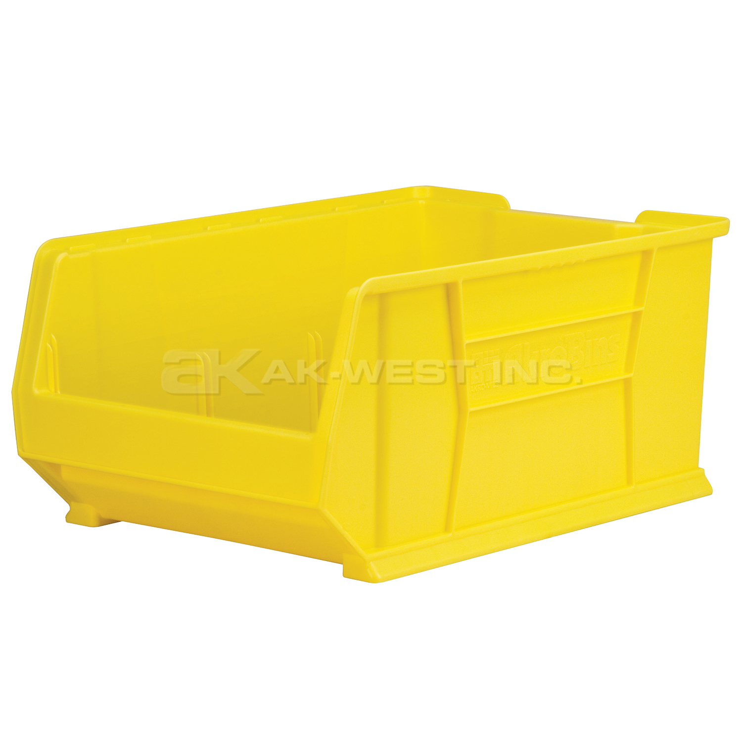 Yellow, 23-7/8" x 16-1/2" x 11" Stacking Shelf Bin (1 Per Carton)