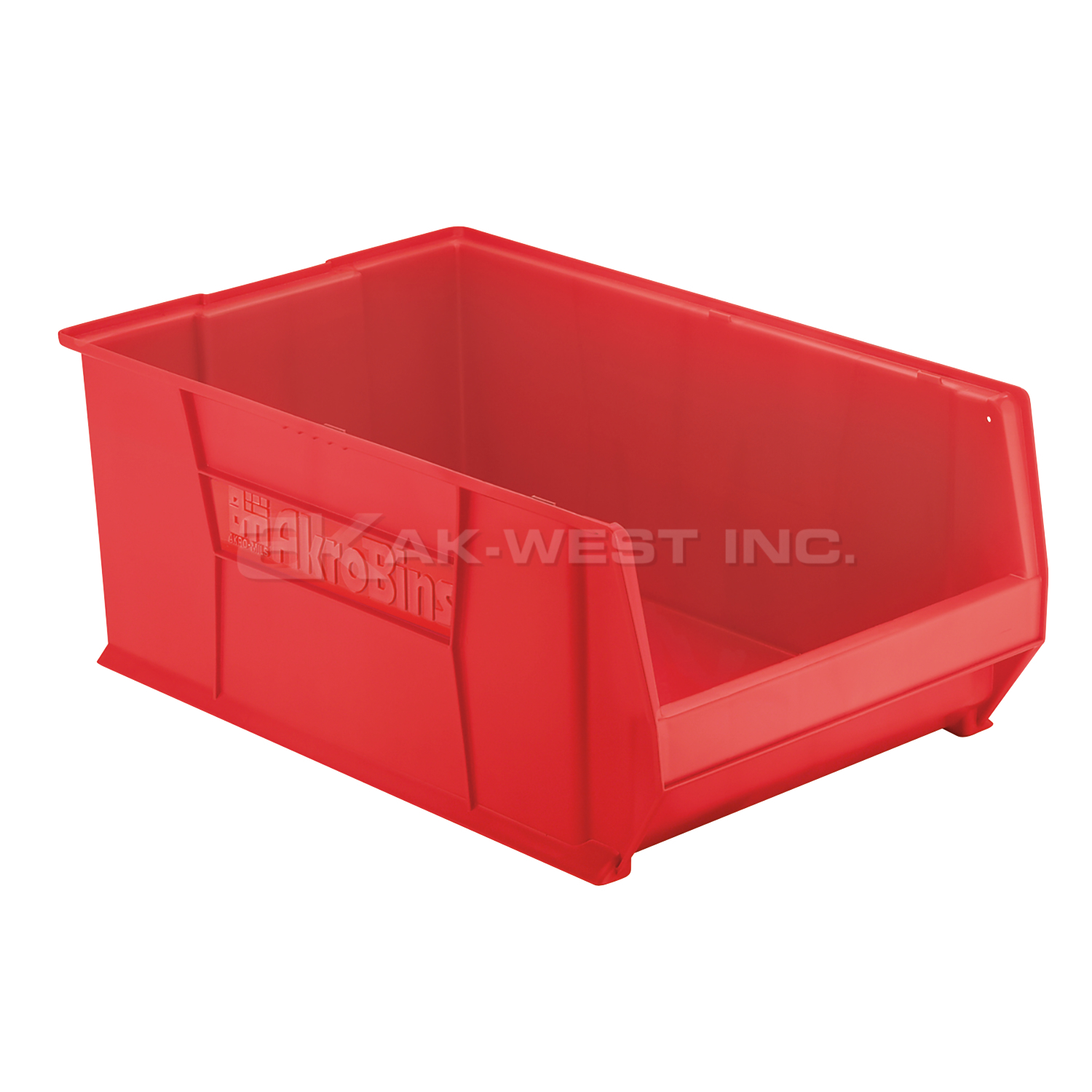 Red, 29-1/4" x 18-3/8" x 12" Stacking Shelf Bin (1 Per Carton)