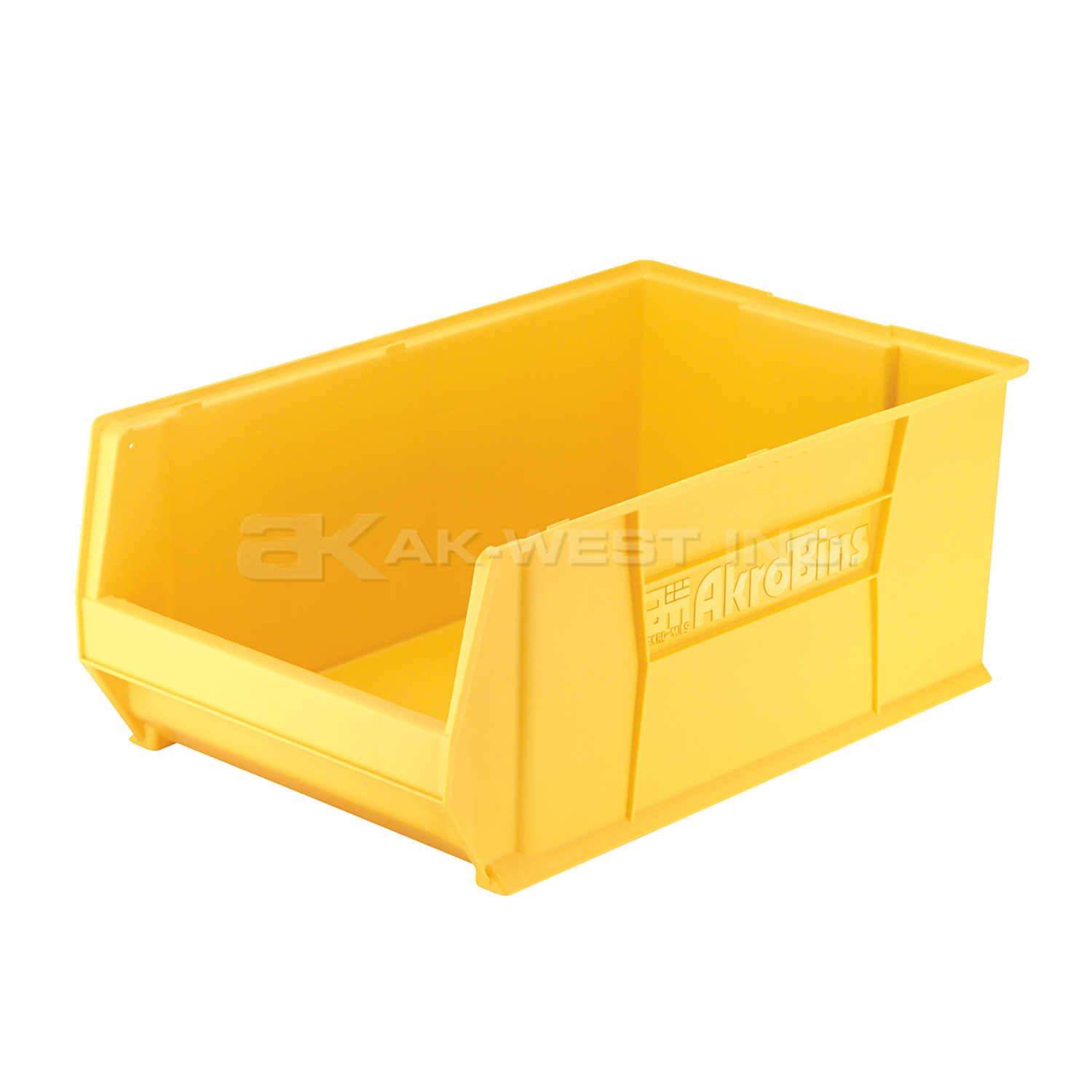 Yellow, 29-1/4" x 18-3/8" x 12" Stacking Shelf Bin (1 Per Carton)
