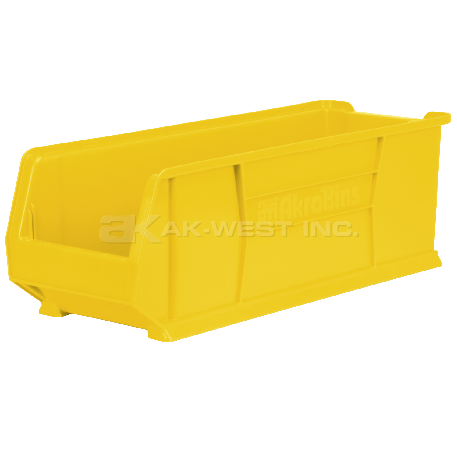 Yellow, 29-7/8" x 11" x 10" Stacking Shelf Bin (4 Per Carton)