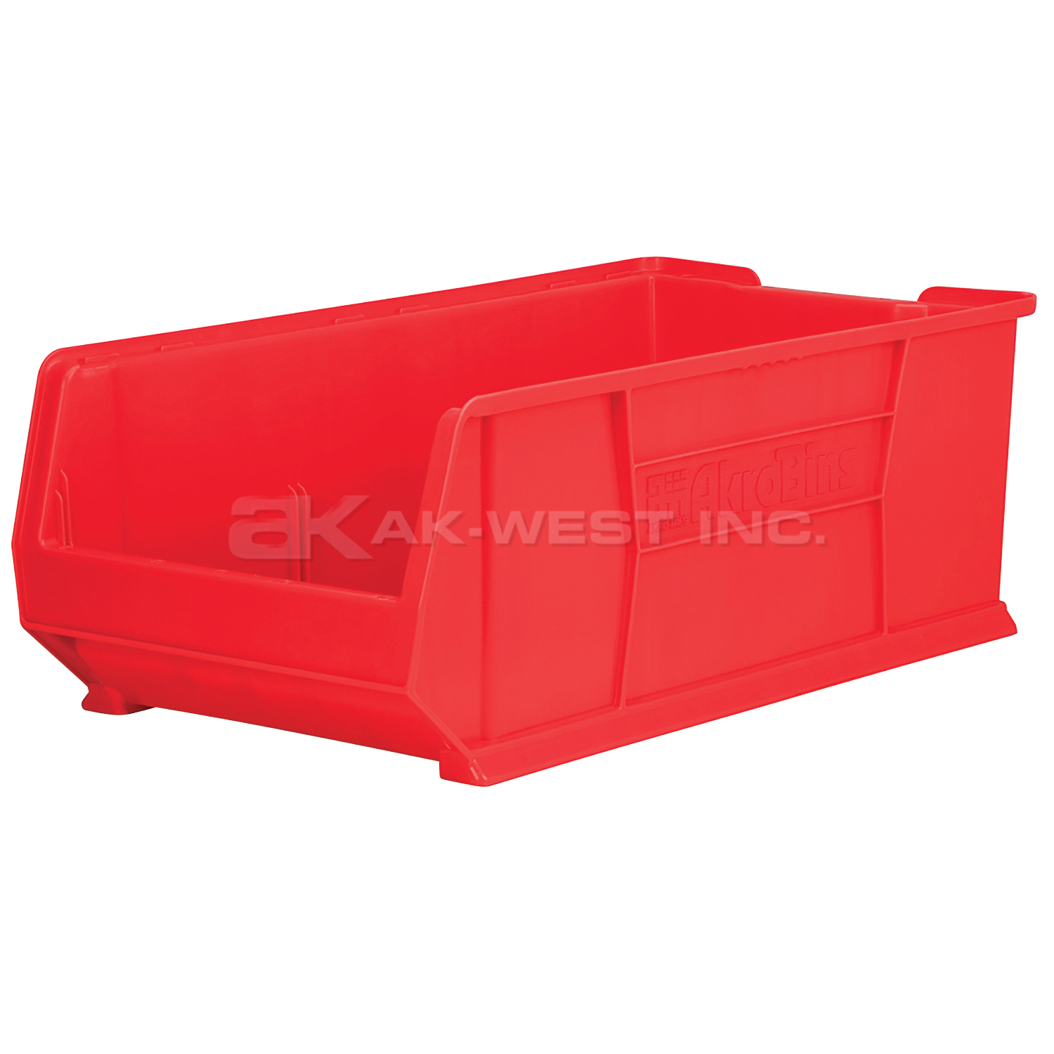 Red, 29-7/8" x 16-1/2" x 11" Stacking Shelf Bin (1 Per Carton)