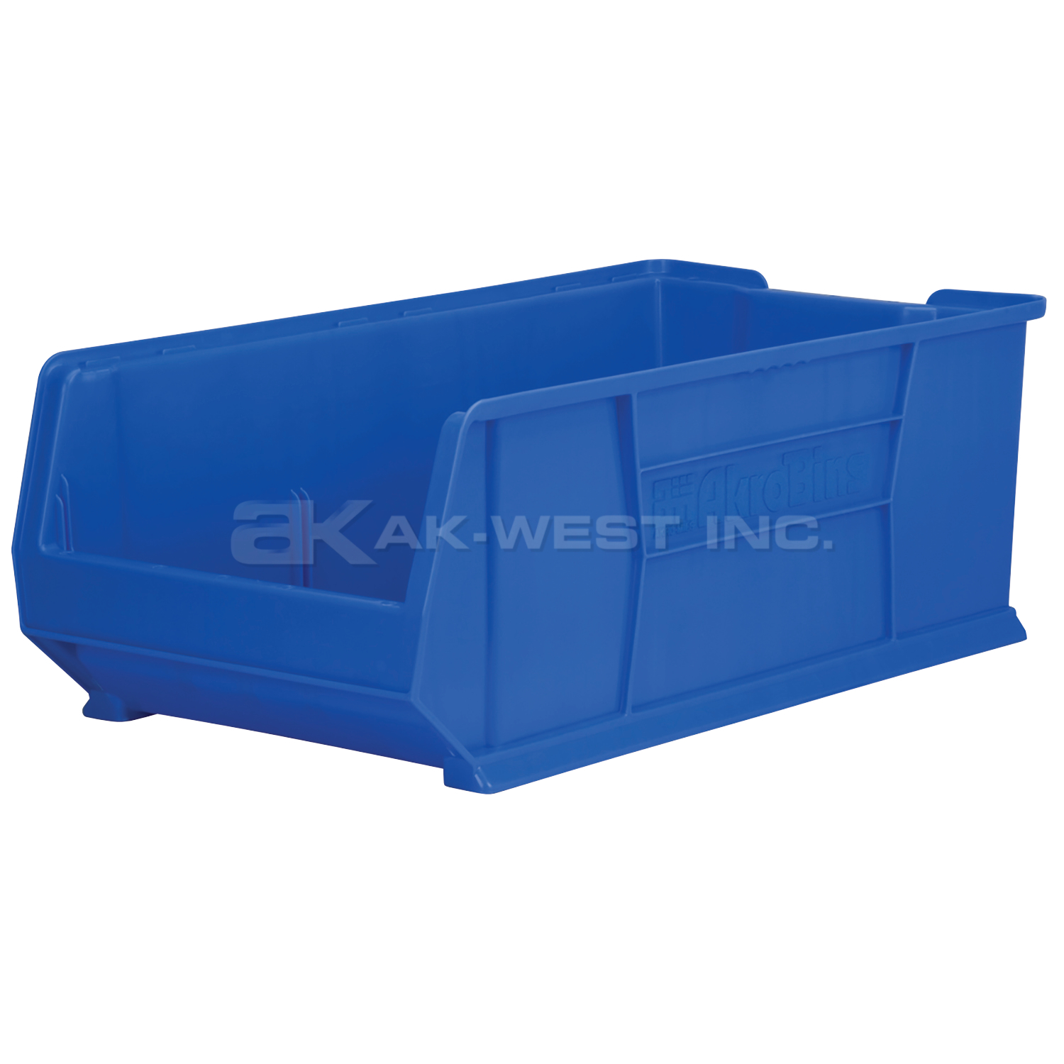 Blue, 29-7/8" x 16-1/2" x 11" Stacking Shelf Bin (1 Per Carton)