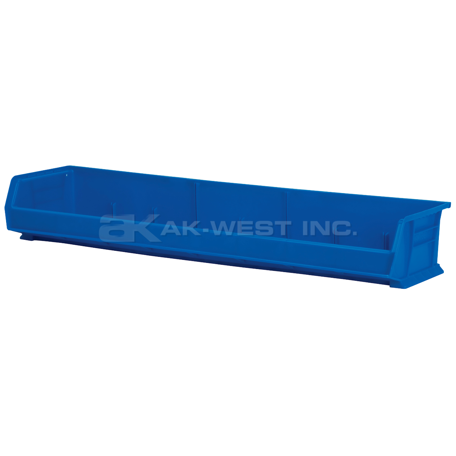 Blue, 8-5/8" x 33" x 5" Hanging and Stacking Bin (4 Per Carton)