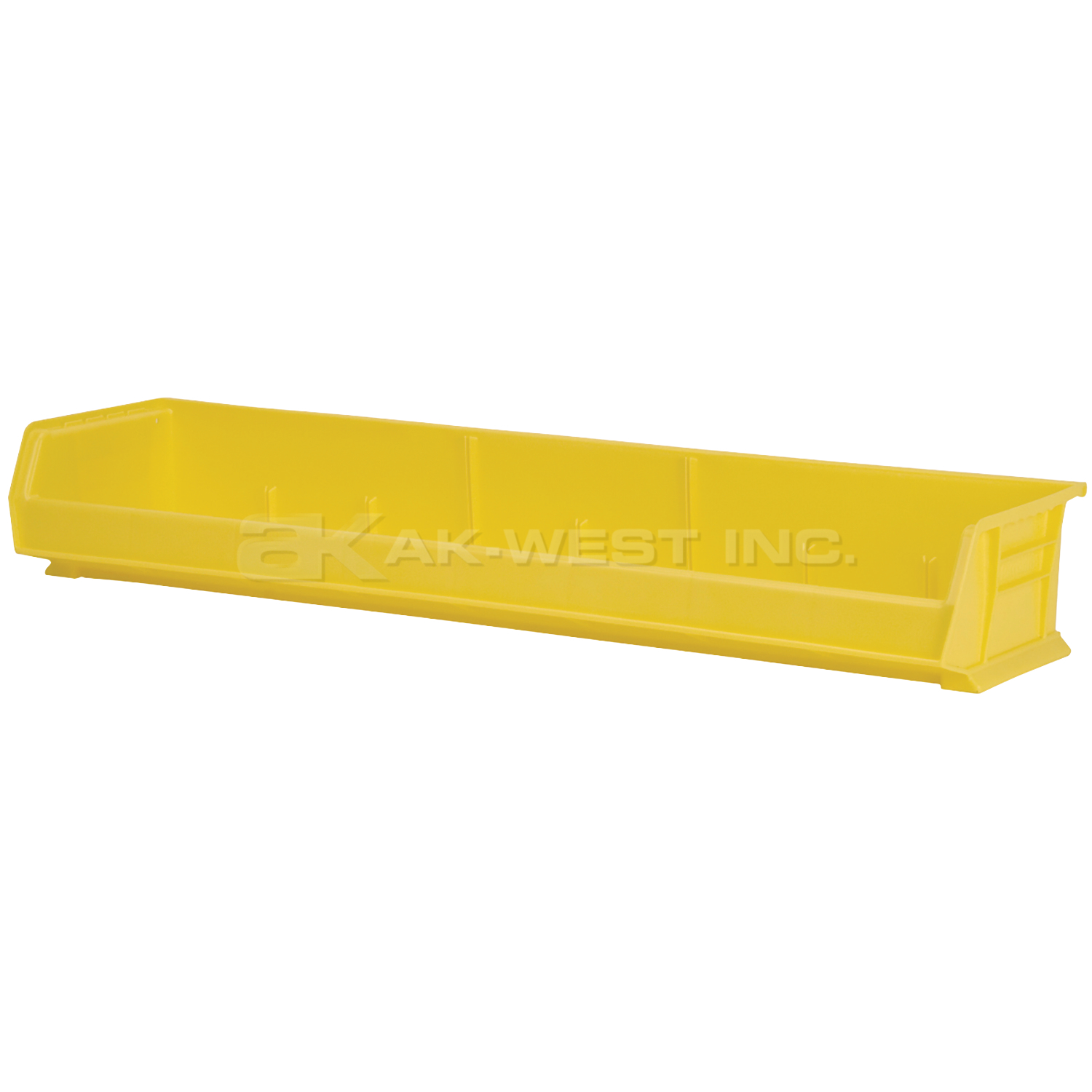Yellow, 8-5/8" x 33" x 5" Hanging and Stacking Bin (4 Per Carton)