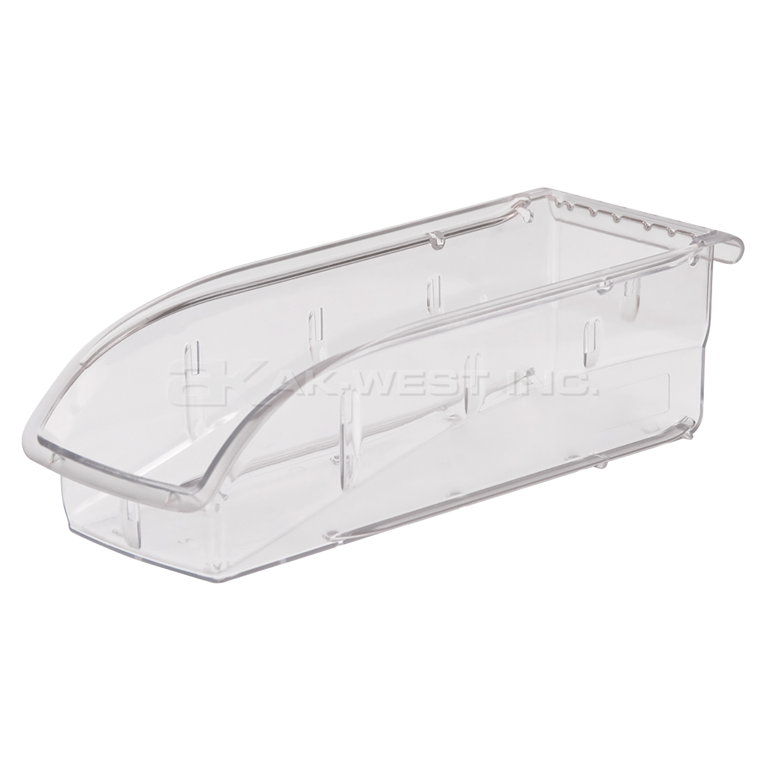 Clear, 10-7/8" x 4-1/8" x 3-1/4" Bin (12 Per Carton)